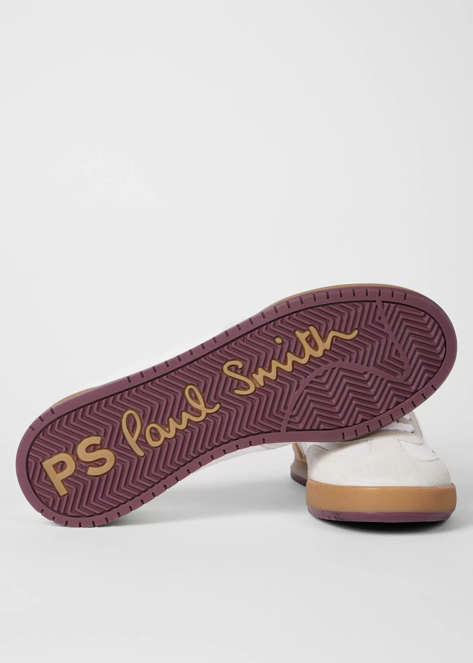 And Bordeaux Leather 'Dover' Trainers>Paul Smith Discount