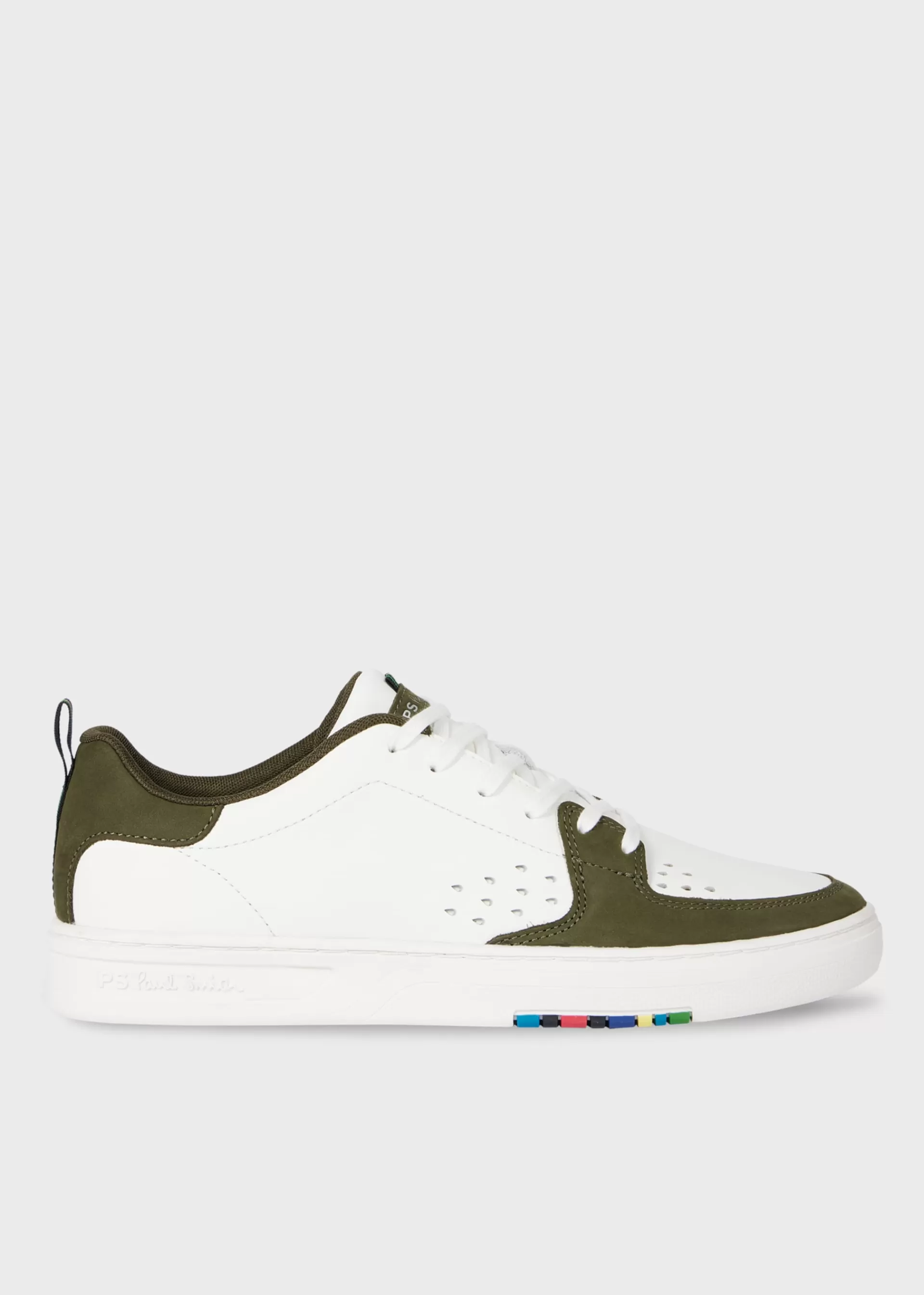 and Khaki Panel 'Cosmo' Trainers>Paul Smith Clearance