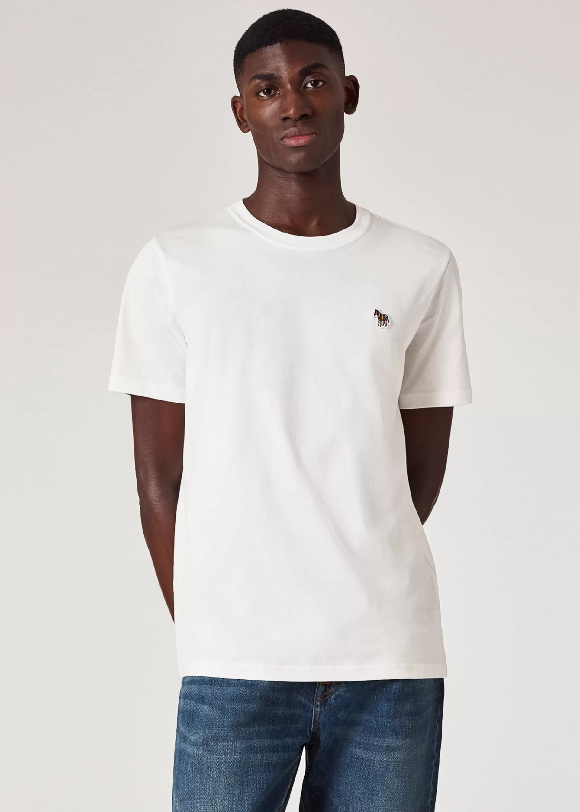 Cotton Zebra Logo T-Shirt>Paul Smith Best Sale