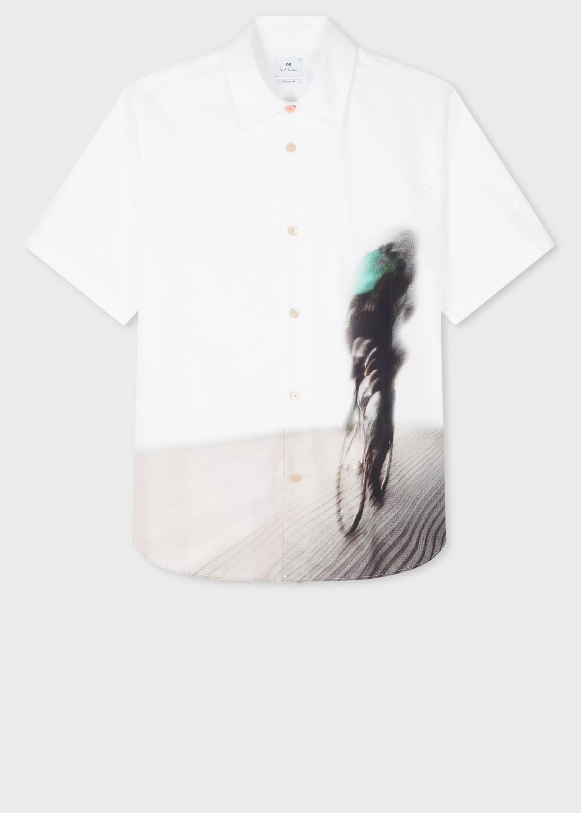 'Cyclist Silhouette' Print Shirt>Paul Smith Fashion