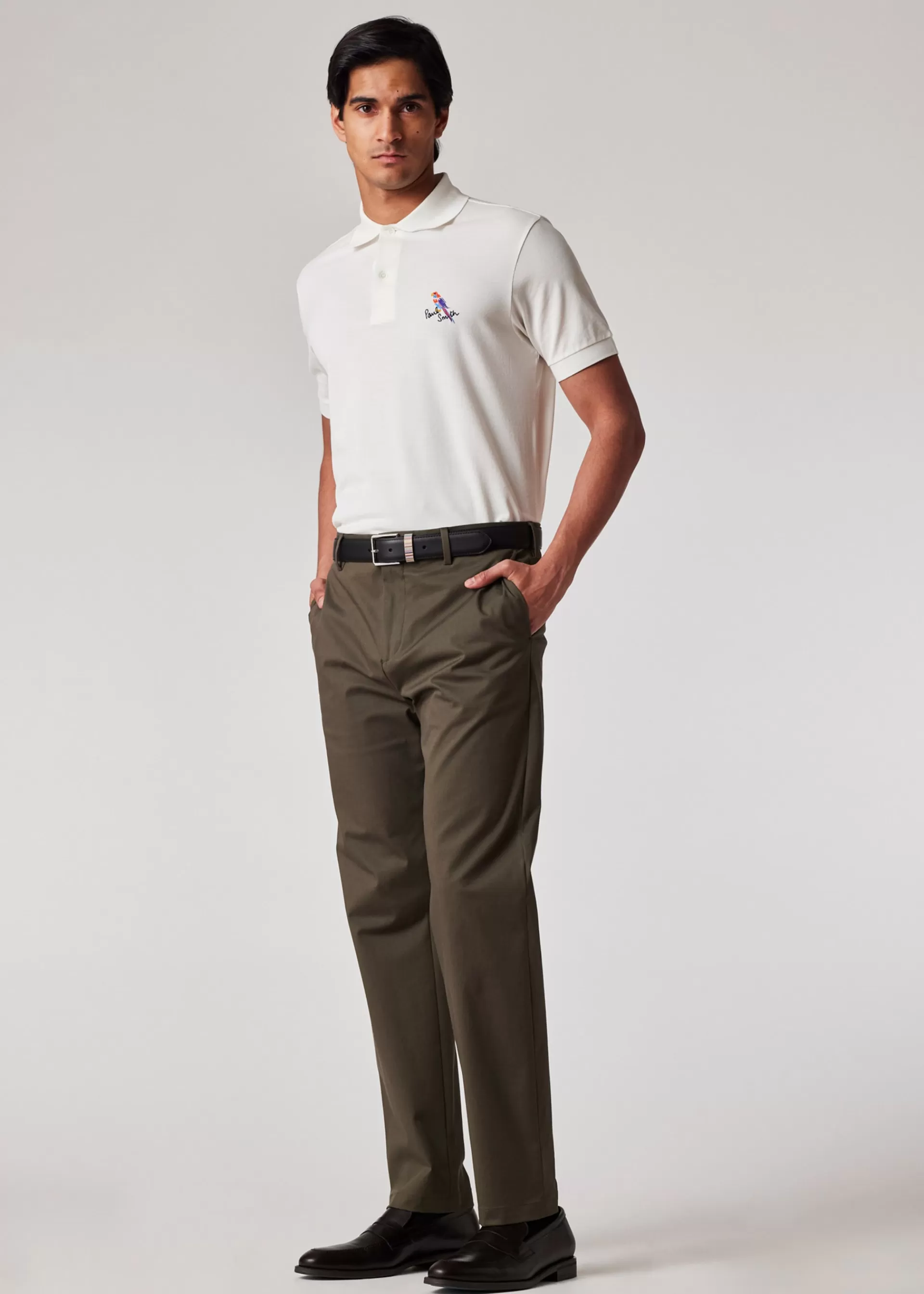 Embroidered 'Bird' Cotton Polo Shirt>Paul Smith Flash Sale