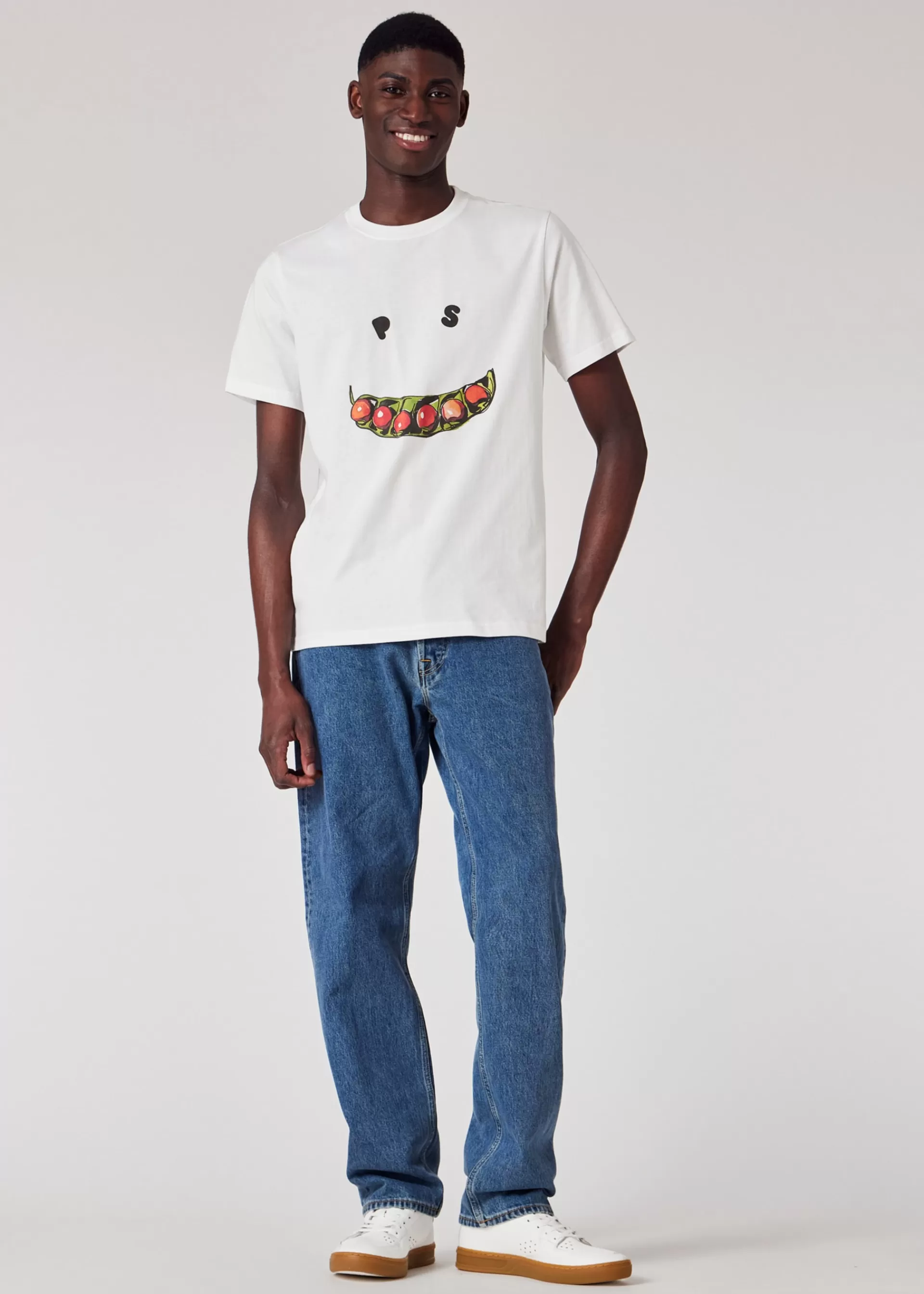 'Hap-Peas' Print T-Shirt>Paul Smith Hot