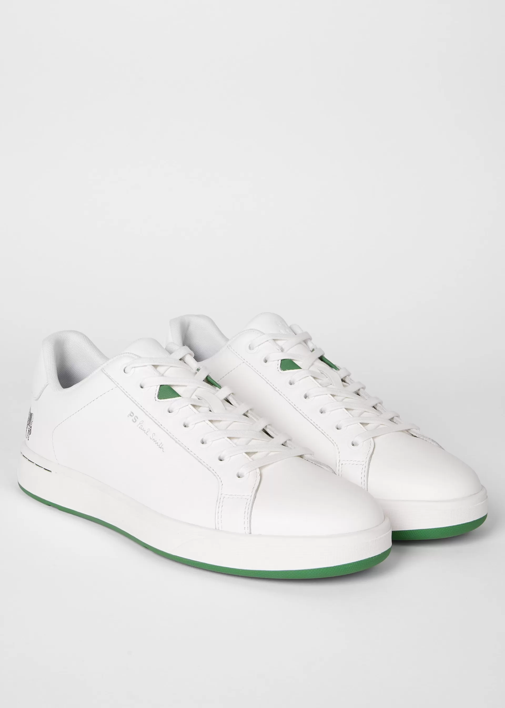 Leather 'Albany' 'Zebra' Trainers>Paul Smith Outlet