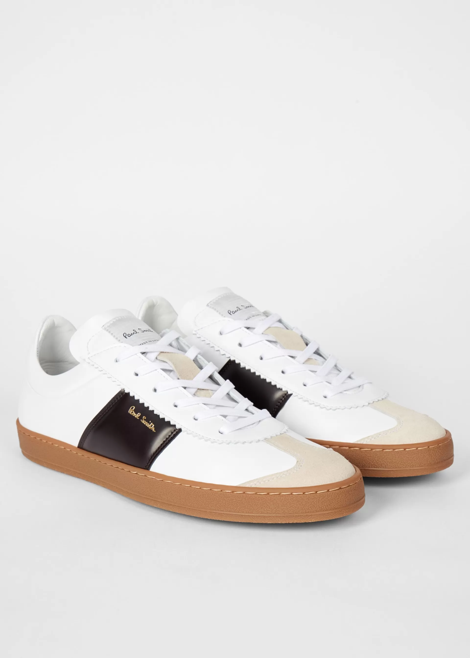 Leather 'Foley' Trainers>Paul Smith Best Sale