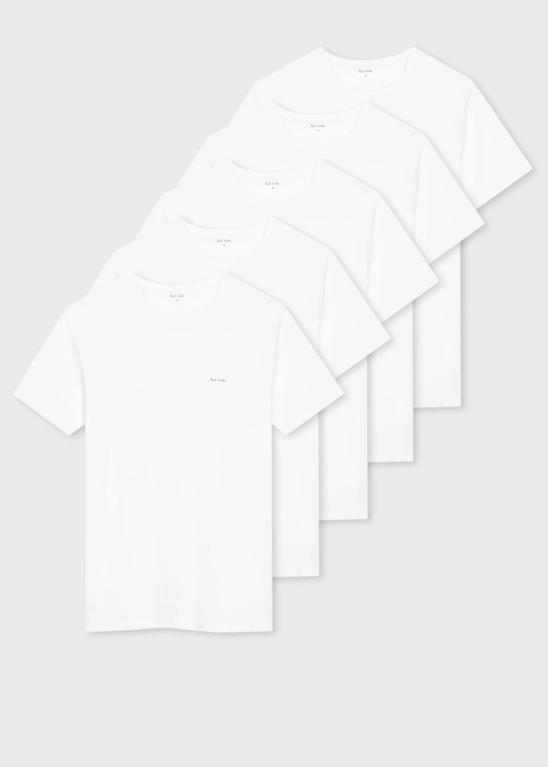 Organic Cotton Lounge T-Shirts Five Pack>Paul Smith Cheap