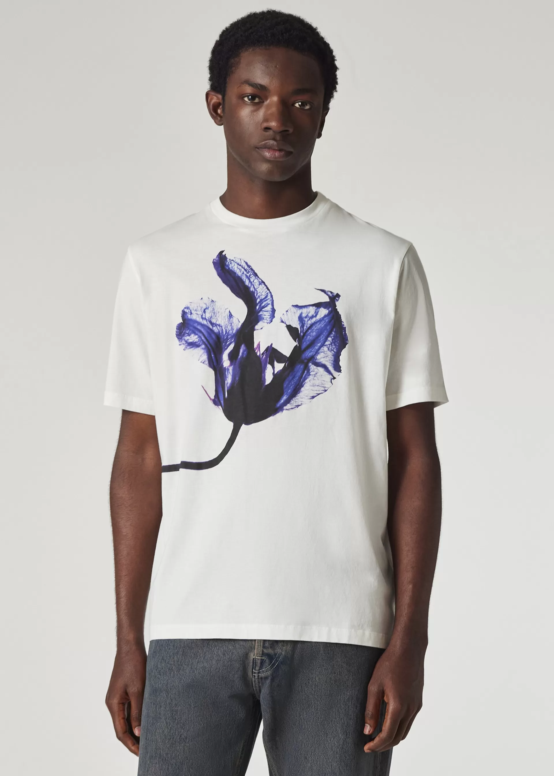 'Photo Flower' Print T-Shirt>Paul Smith Flash Sale