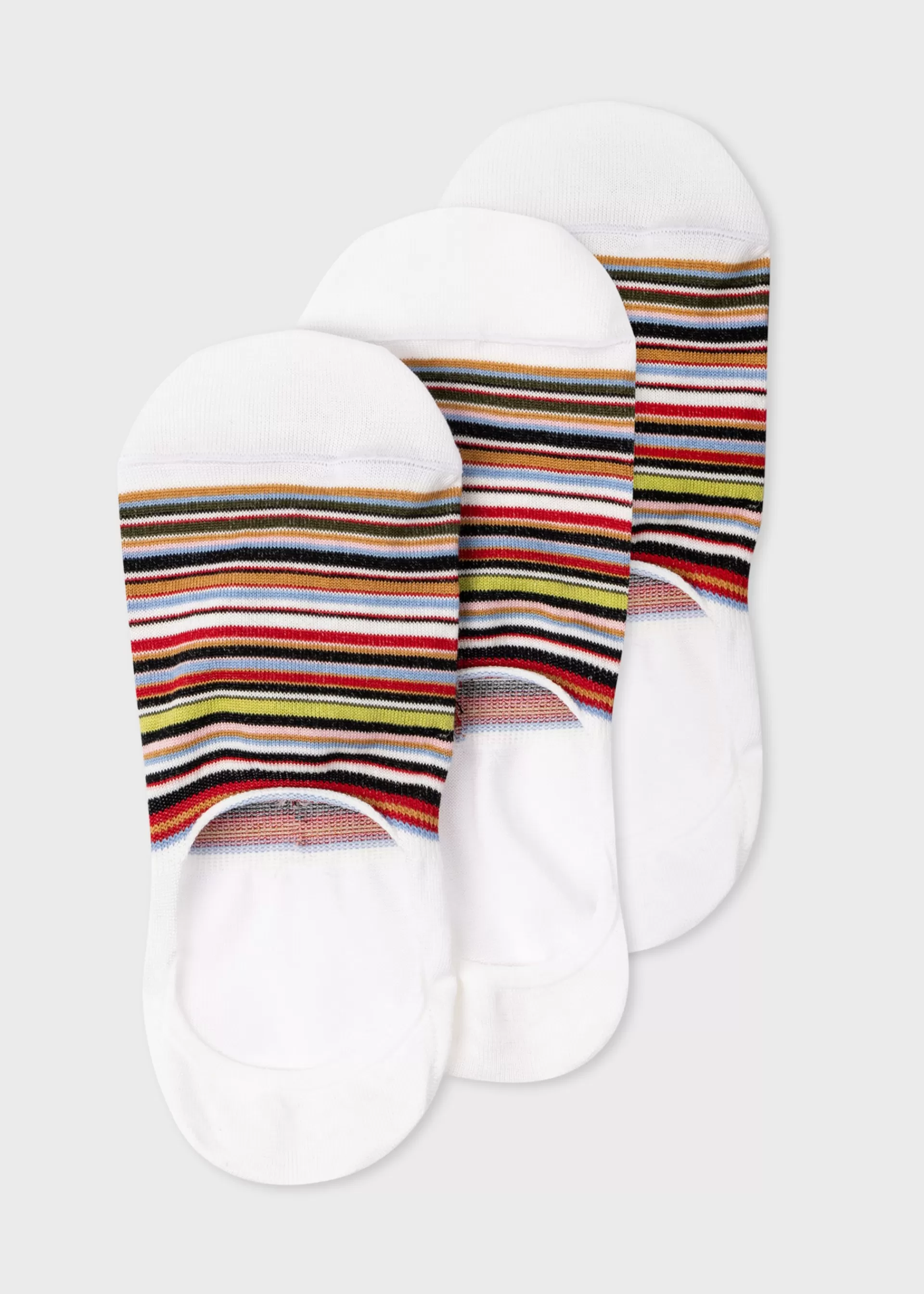 'Signature Stripe' Loafer Socks Three Pack>Paul Smith Best Sale