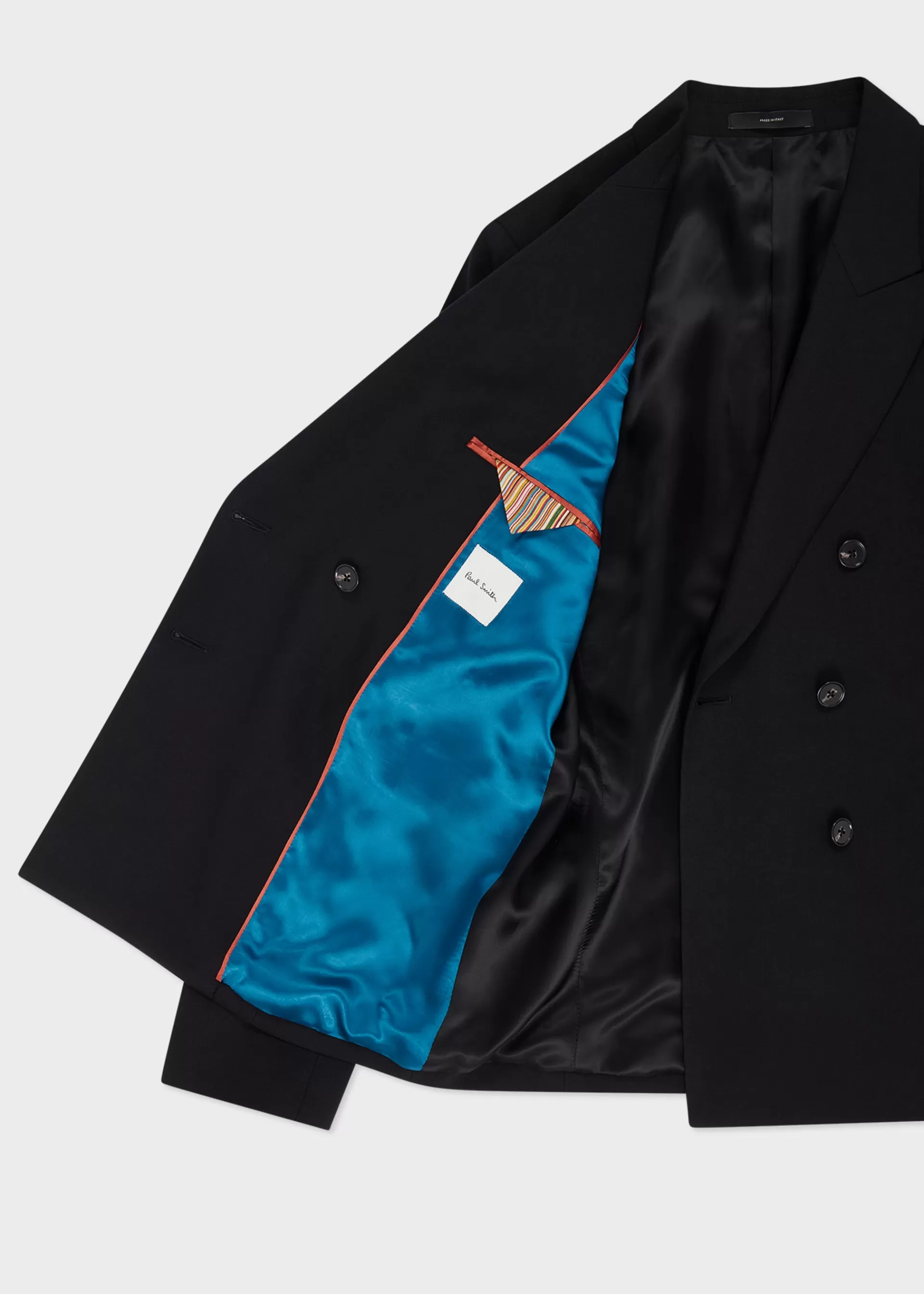 Women's 'A Suit To Travel In' - Black Wool Double Breasted Suit>Paul Smith Online