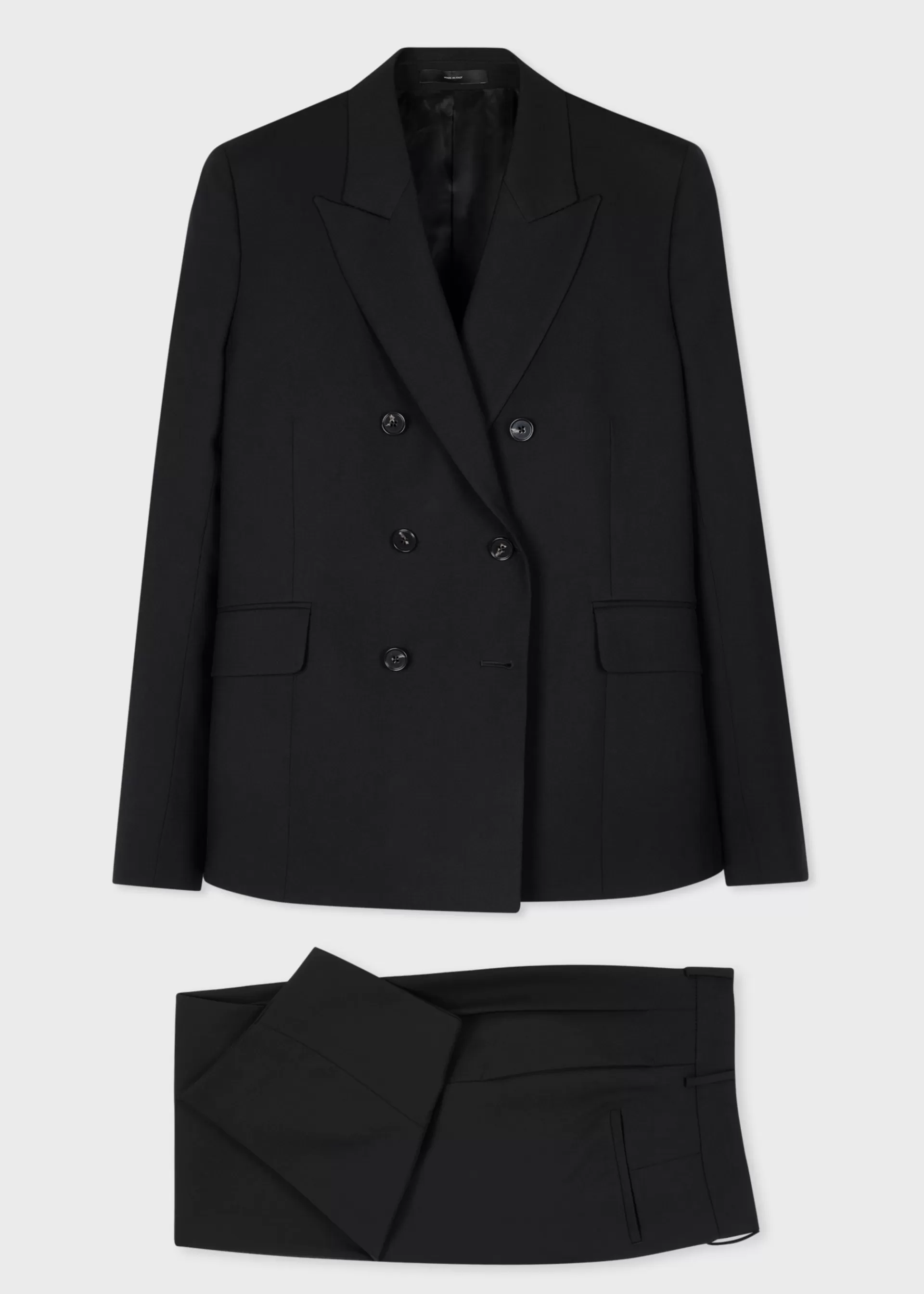 Women's A Suit To Travel In - Black Wool Suit>Paul Smith Best Sale