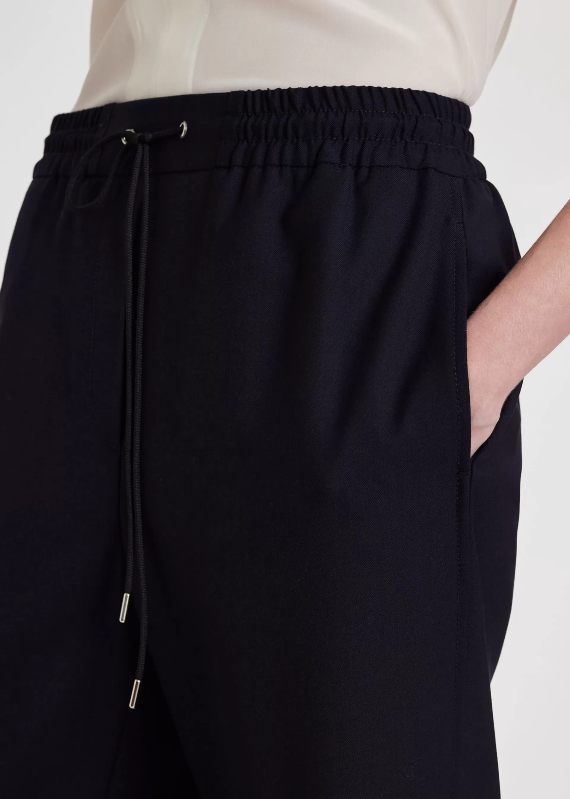 Women's A Suit To Travel In - Drawstring Wide Leg Trousers>Paul Smith Shop