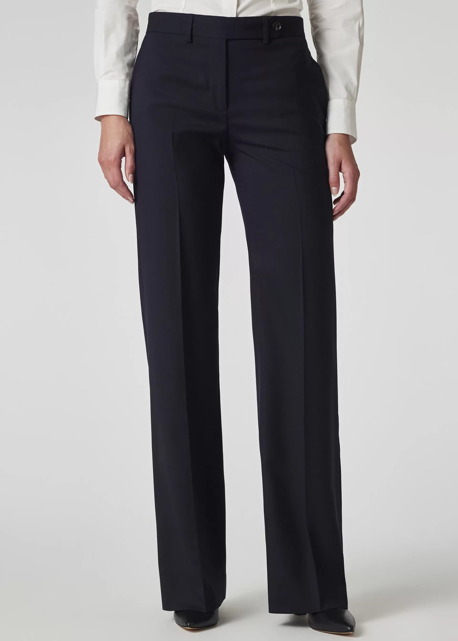 Women's 'A Suit To Travel In' - Wool Bootcut Trousers>Paul Smith Cheap