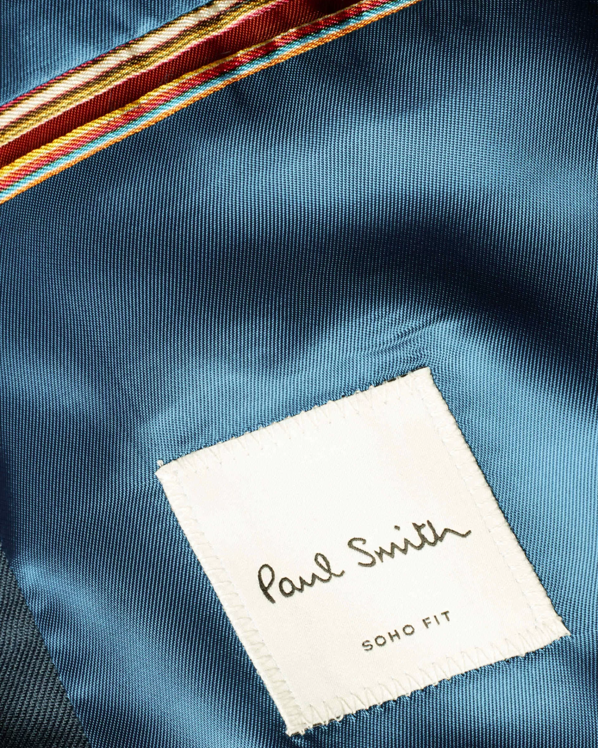 Women's A Suit To Travel In - Petrol Blue Wool Two-Button Blazer>Paul Smith Best