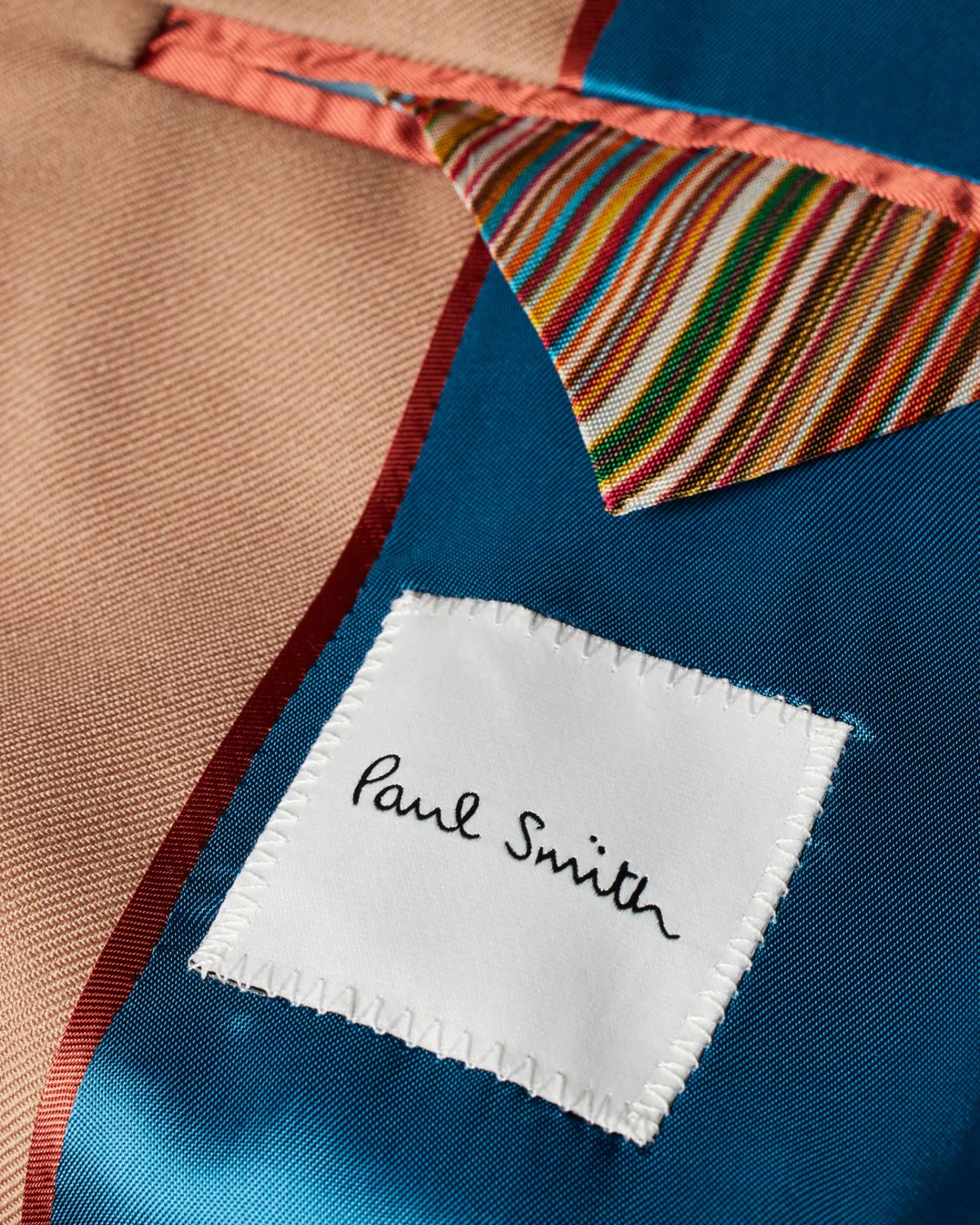 Women's 'A Suit To Travel In' - Taupe Wool Double Breasted Suit>Paul Smith Flash Sale