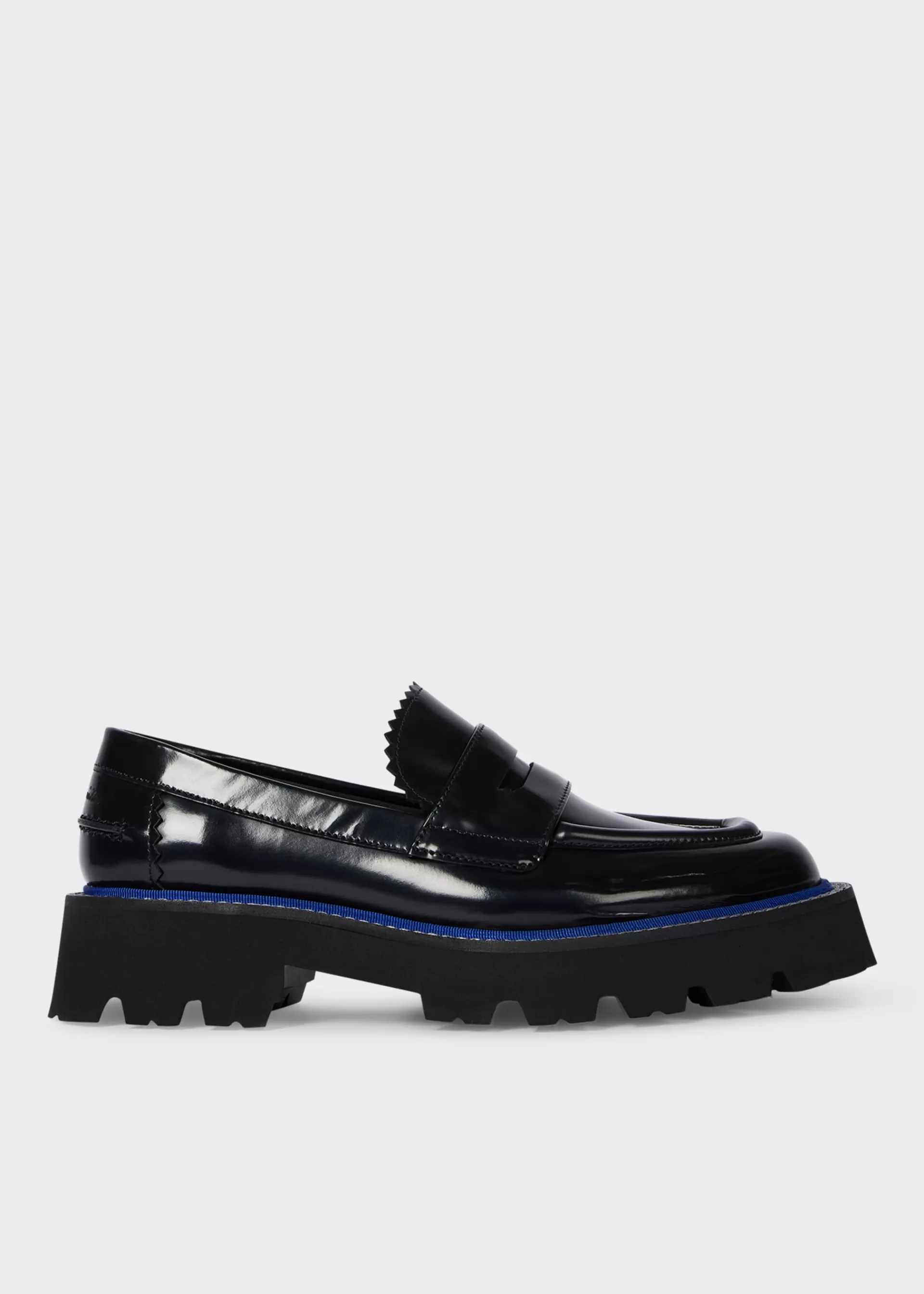 Women's Chunky High Shine 'Magpie' Leather Loafers>Paul Smith Store