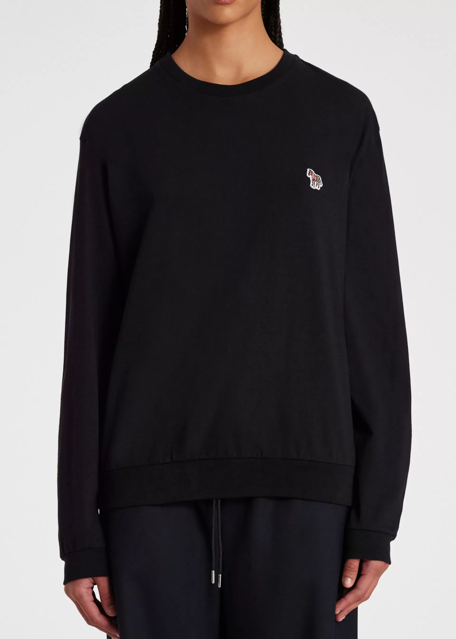 Women's Cotton Zebra Logo Long-Sleeve T-Shirt>Paul Smith Shop