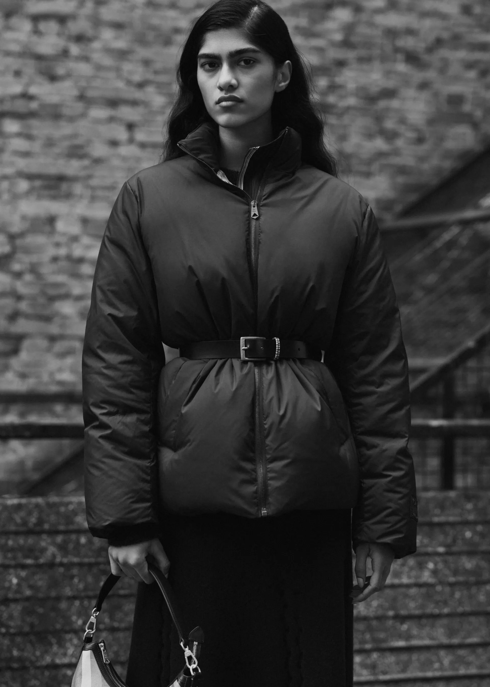 Women's Detachable Scarf Down Filled Coat>Paul Smith Best