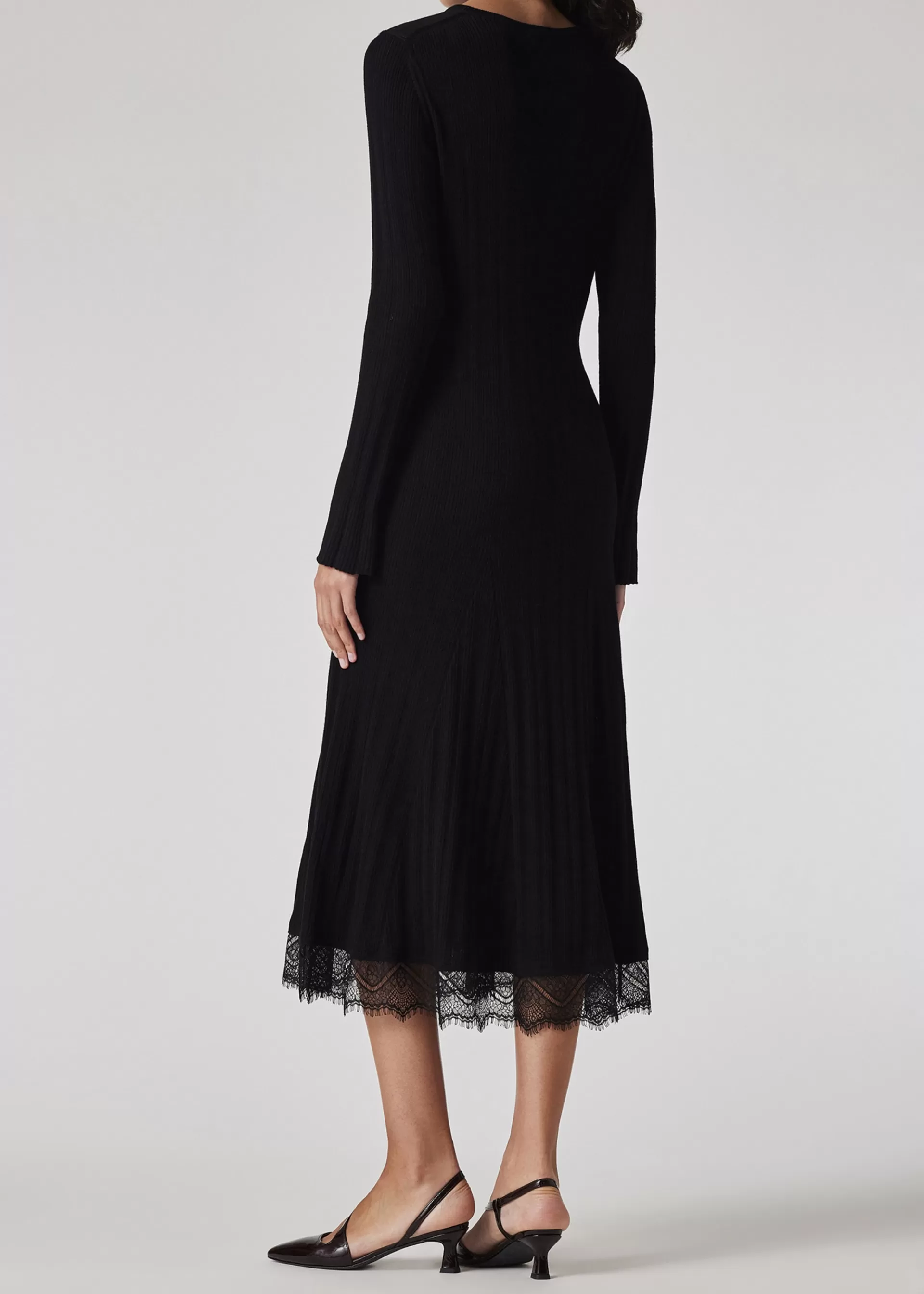 Women's Knitted Lace Trim Dress>Paul Smith Online