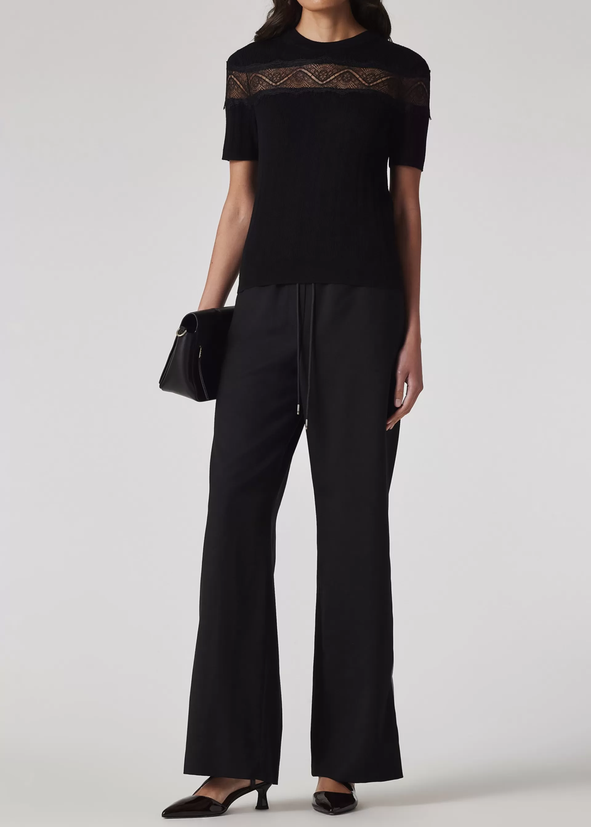 Women's Knitted Wool Lace Top>Paul Smith Hot
