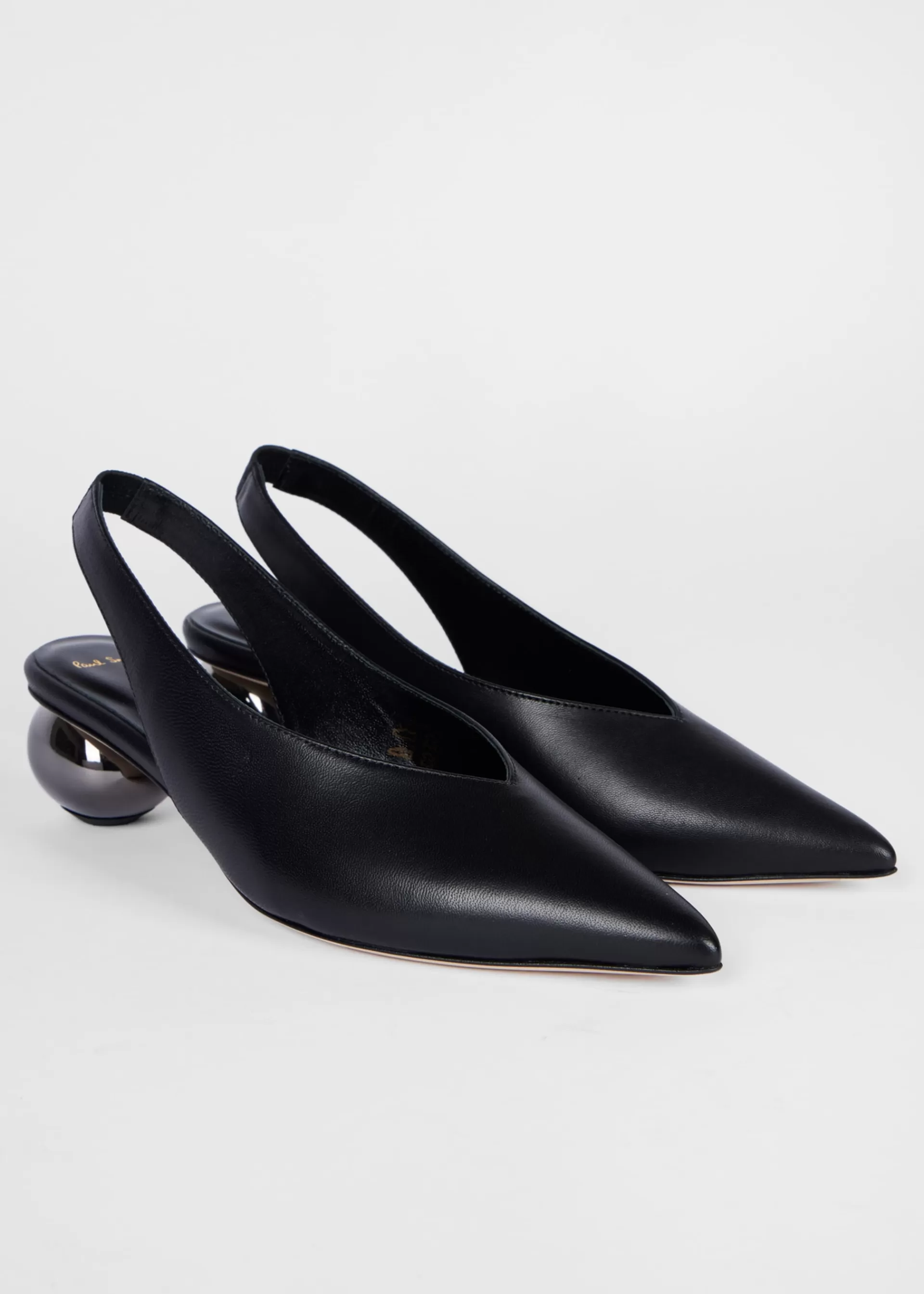 Women's Leather 'Elfin' Slingback Ball Heels>Paul Smith Cheap