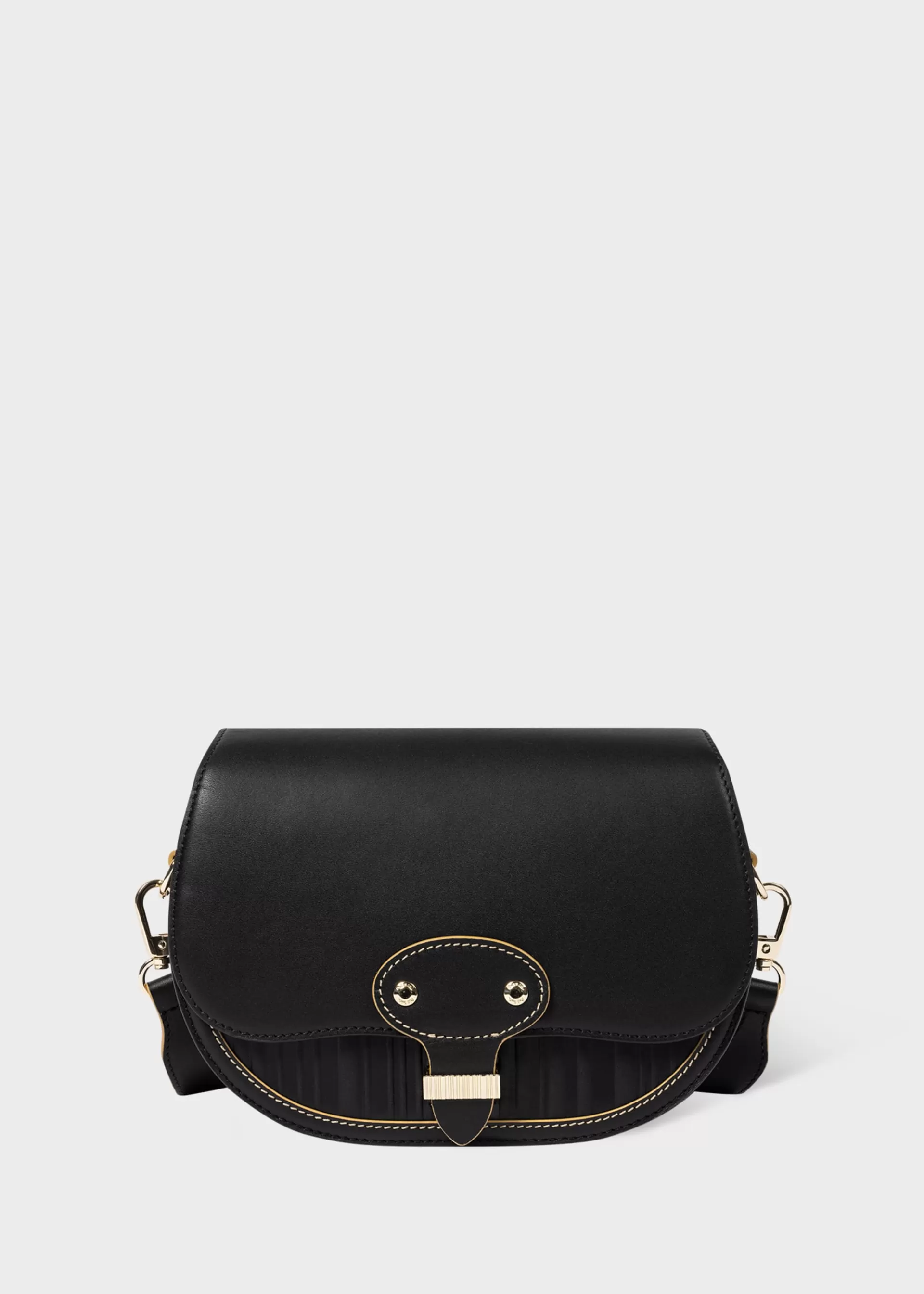 Women's Leather 'Shadow Stripe' Satchel>Paul Smith Outlet