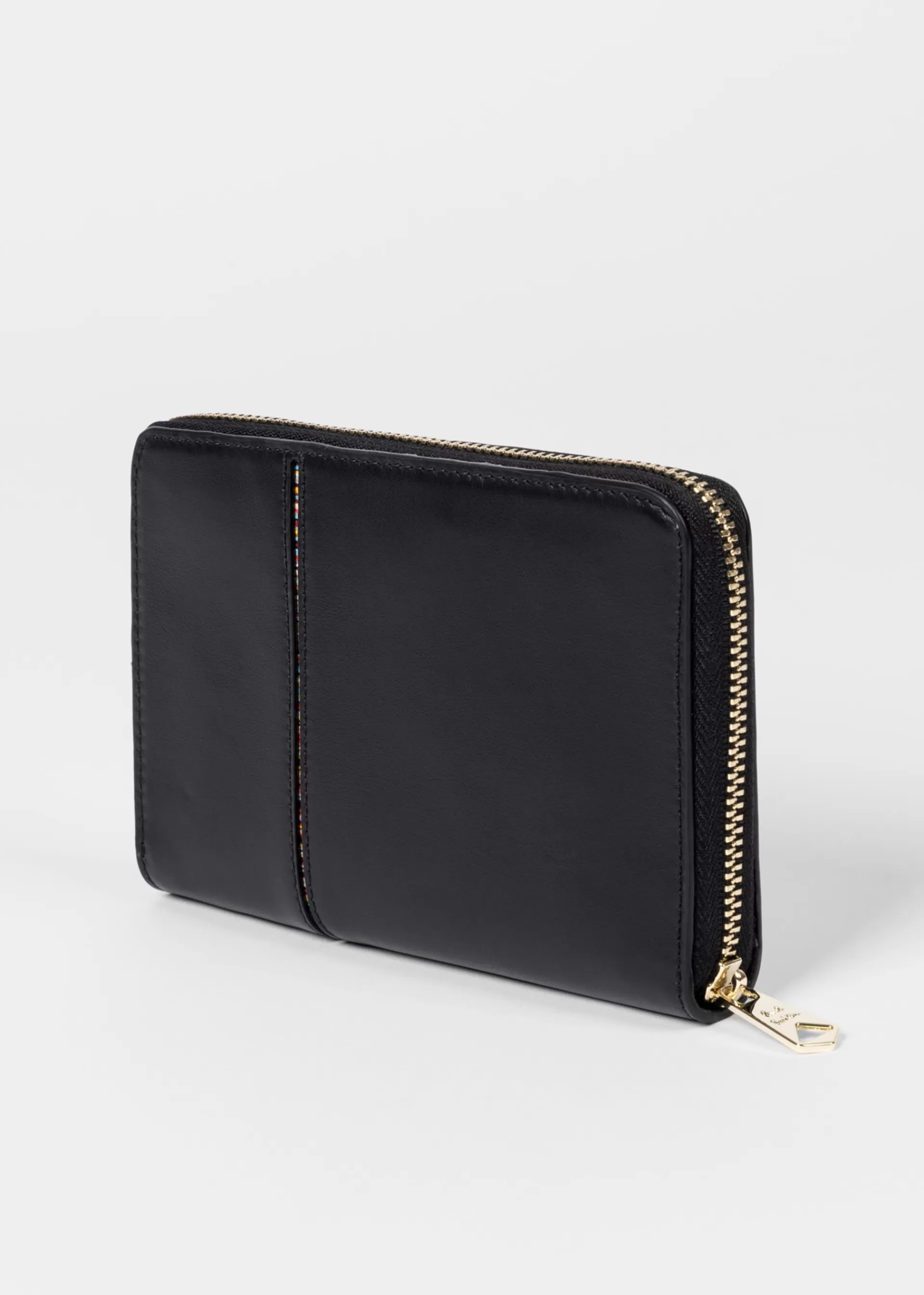 Women's Leather Signature Stripe Interior Zip Around Purse>Paul Smith Online