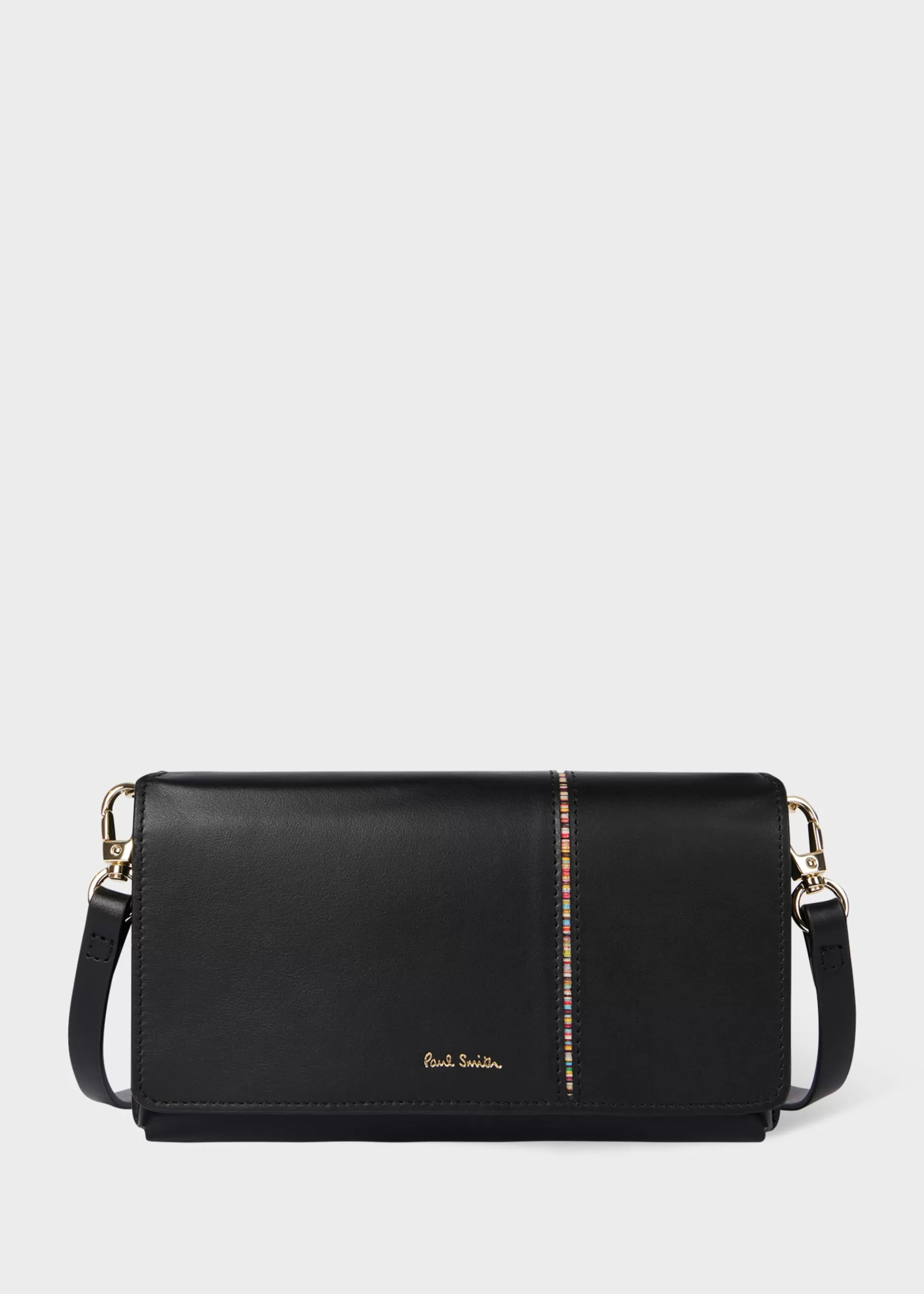 Women's Leather 'Signature Stripe' Phone Bag>Paul Smith Clearance