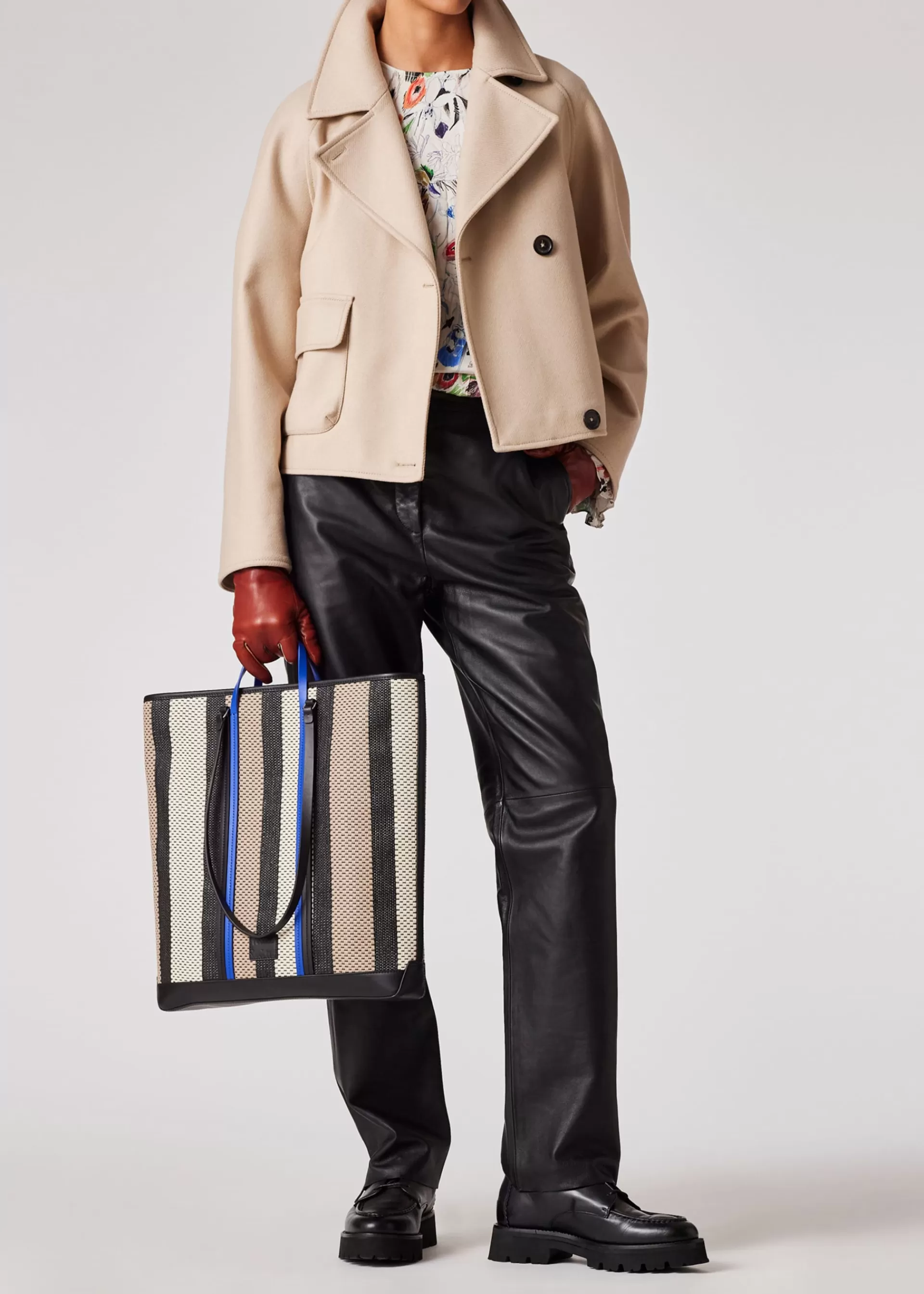 Women's Leather Trousers>Paul Smith New