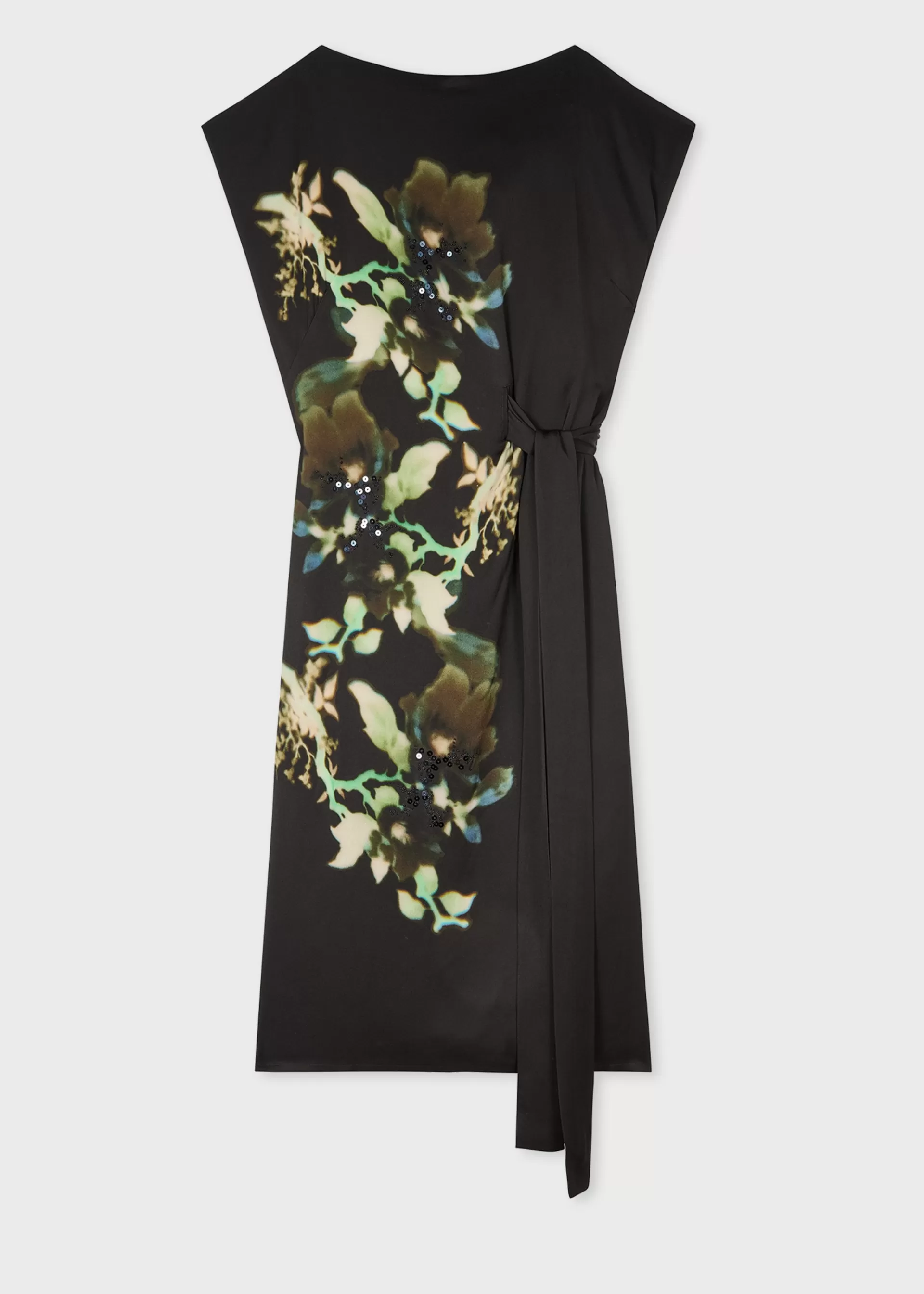 Women's 'Lens Blur Botanical' Embellished Viscose Dress>Paul Smith Shop