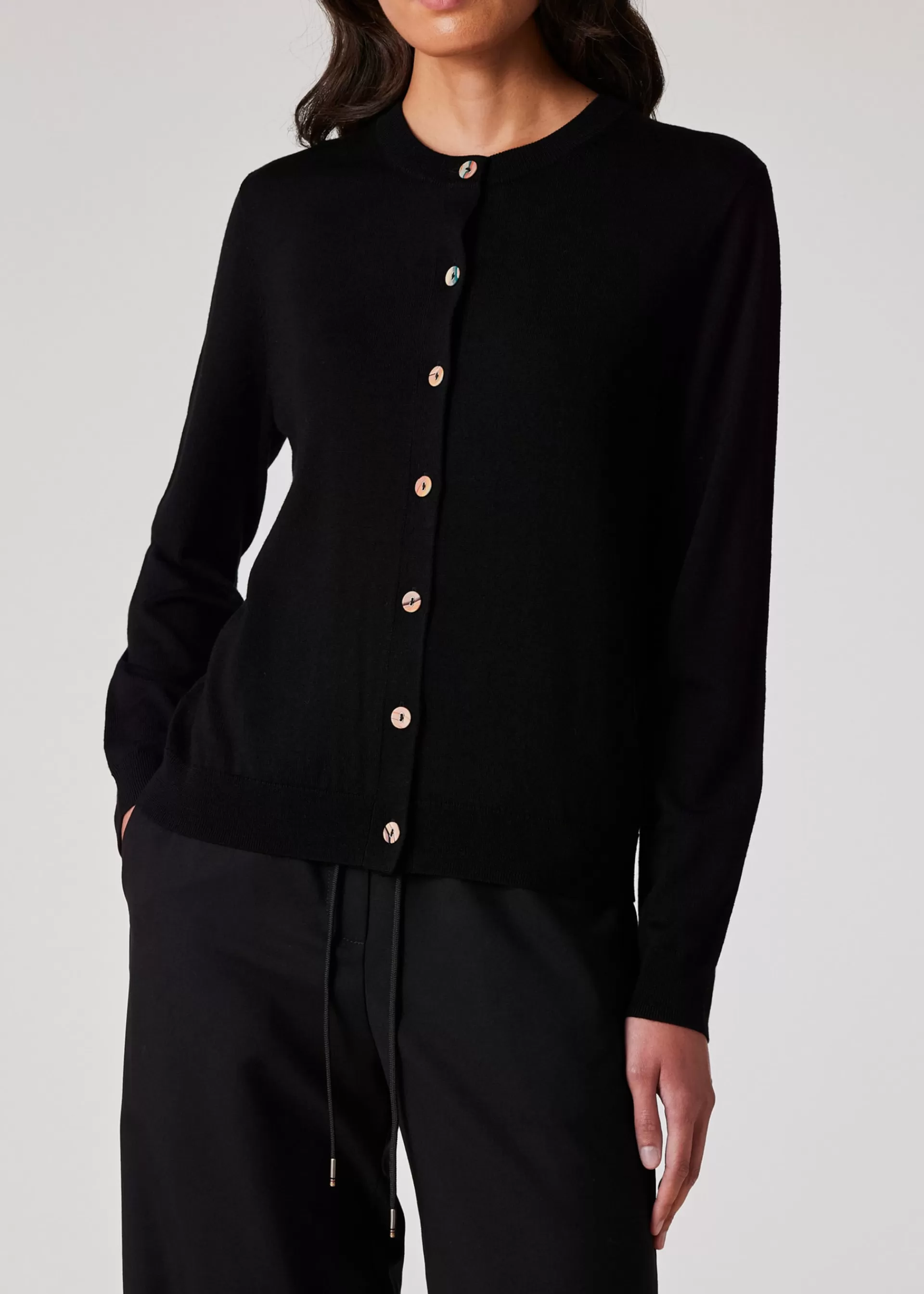 Women's Merino Cardigan with 'Swirl' Buttons>Paul Smith Best Sale