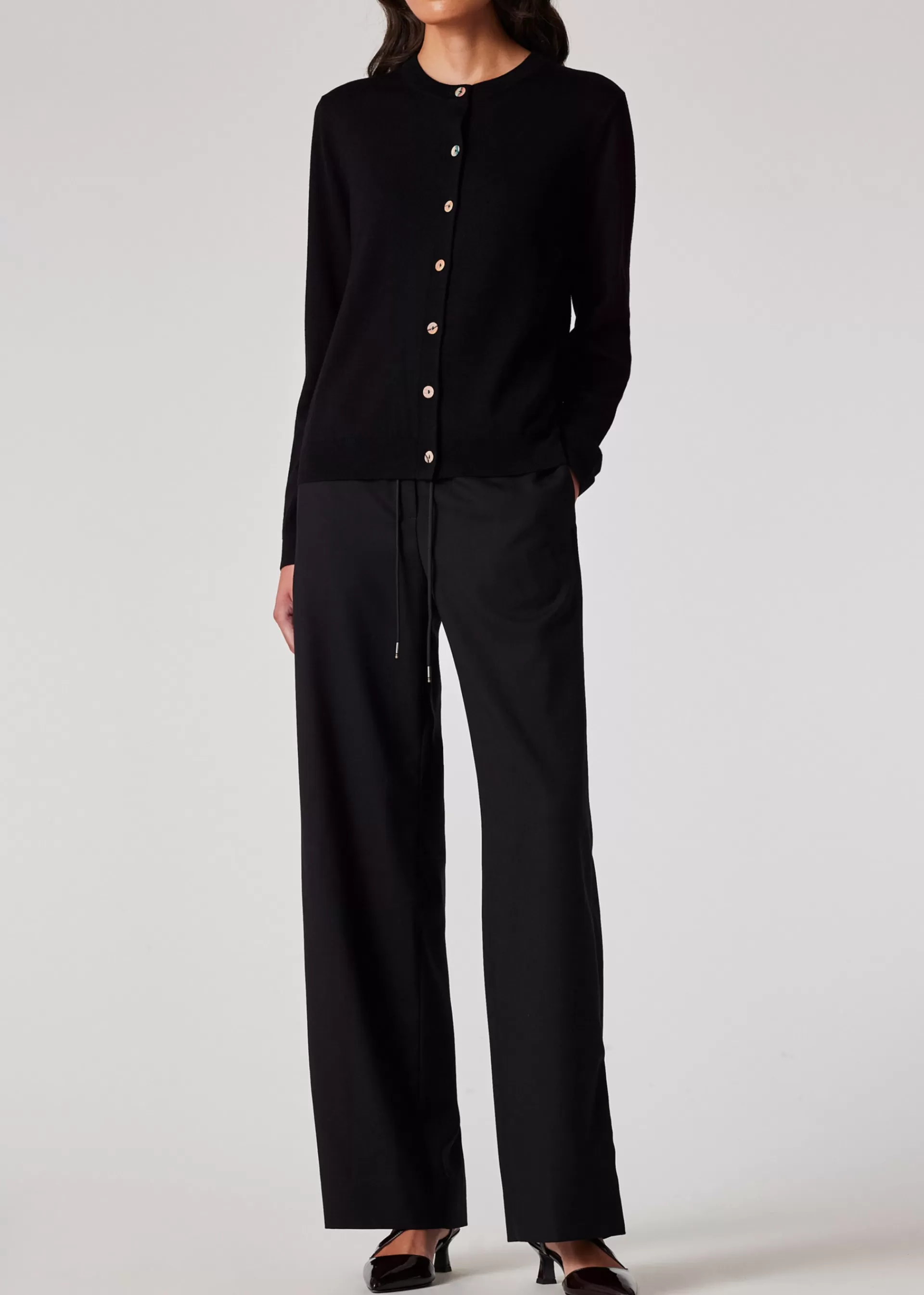 Women's Merino Cardigan with 'Swirl' Buttons>Paul Smith Best Sale