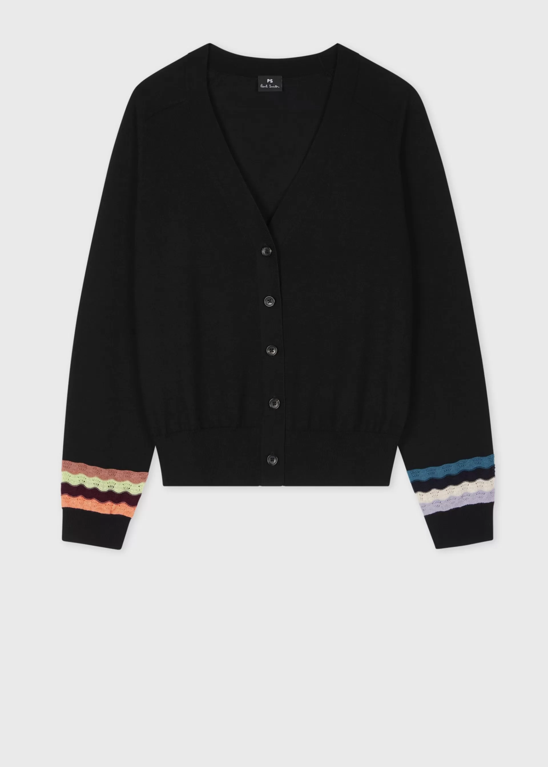 Women's Multi Colour Zig Zag Sleeve Cardigan>Paul Smith Sale