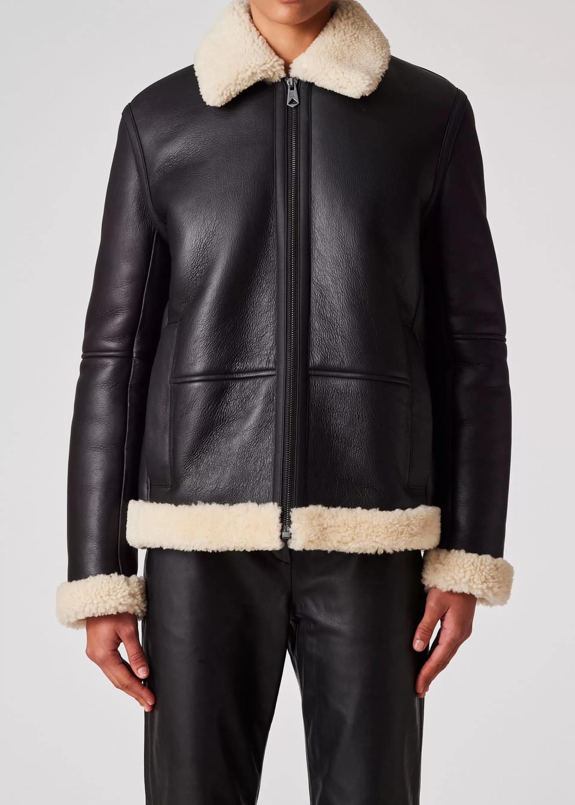 Women's Shearling Jacket>Paul Smith New