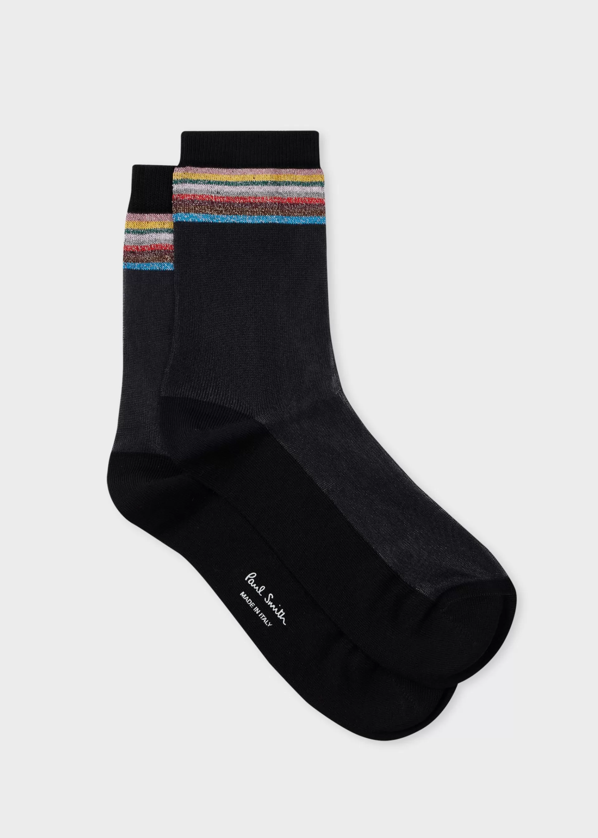 Women's Sheer 'Signature Stripe' Socks>Paul Smith Outlet