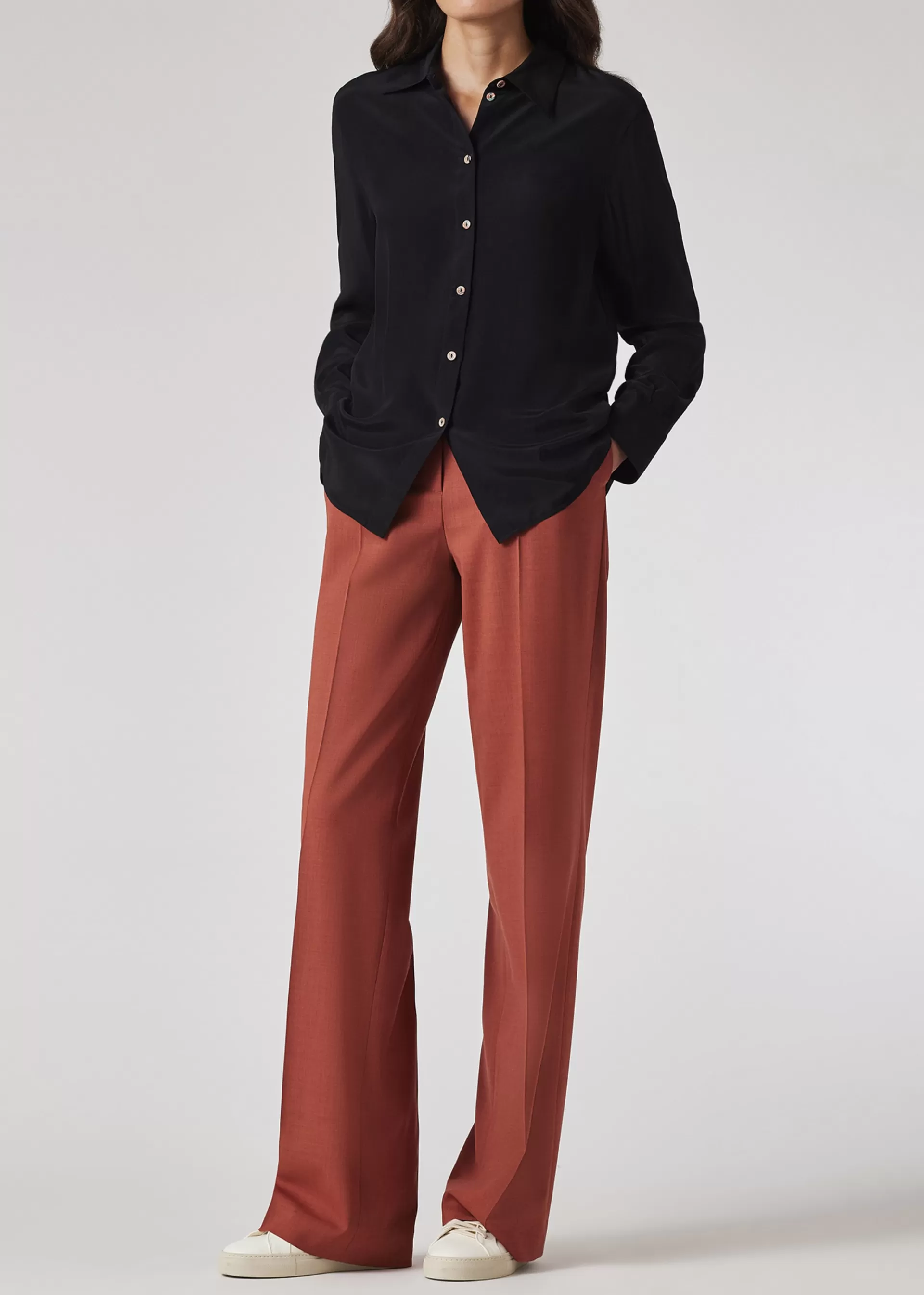 Women's Silk-Blend Blouse>Paul Smith Hot