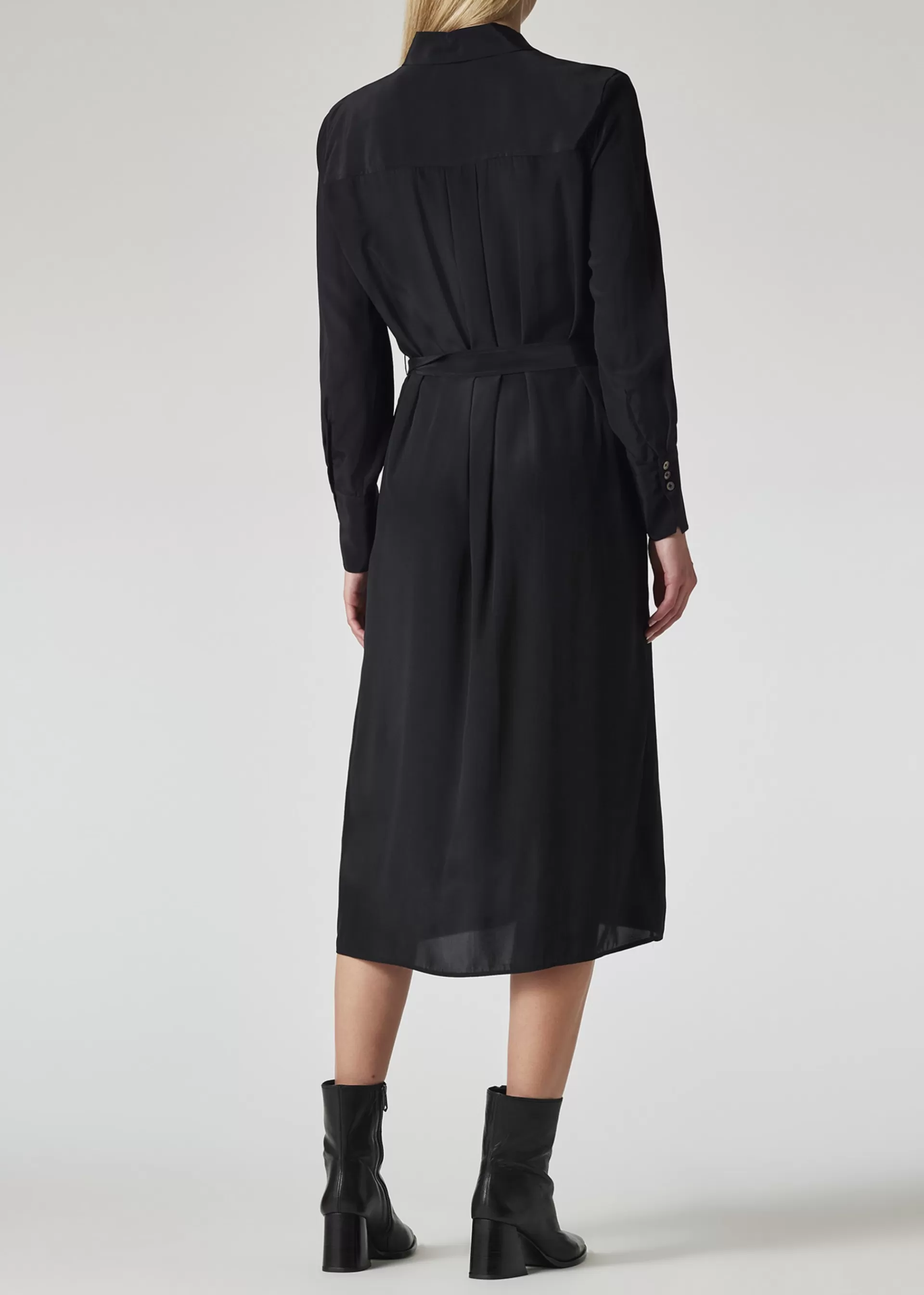 Women's Silk-Blend Shirt Midi Dress>Paul Smith Shop