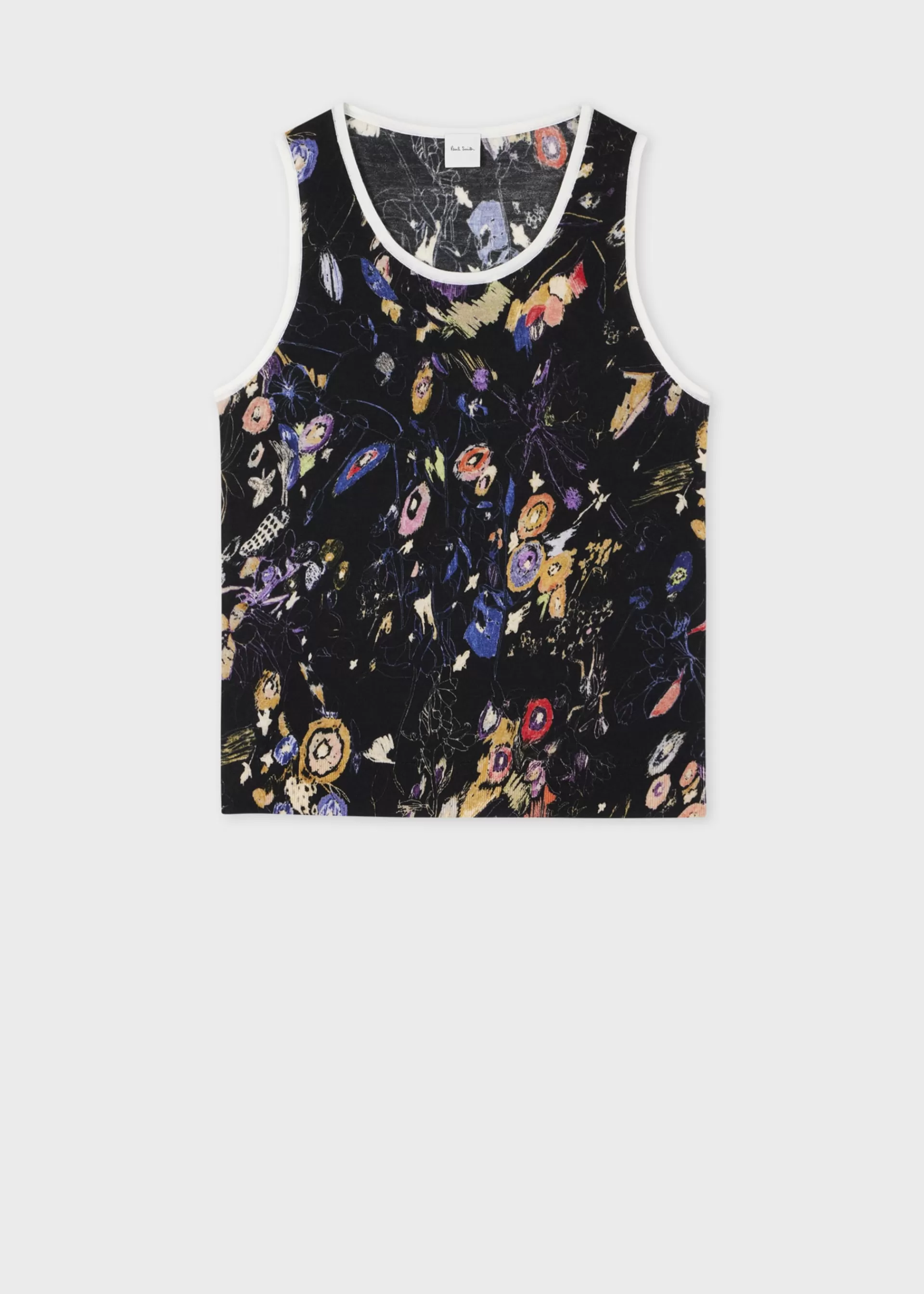 Women's 'Sketchbook Botanical' Wool Vest Top>Paul Smith Sale