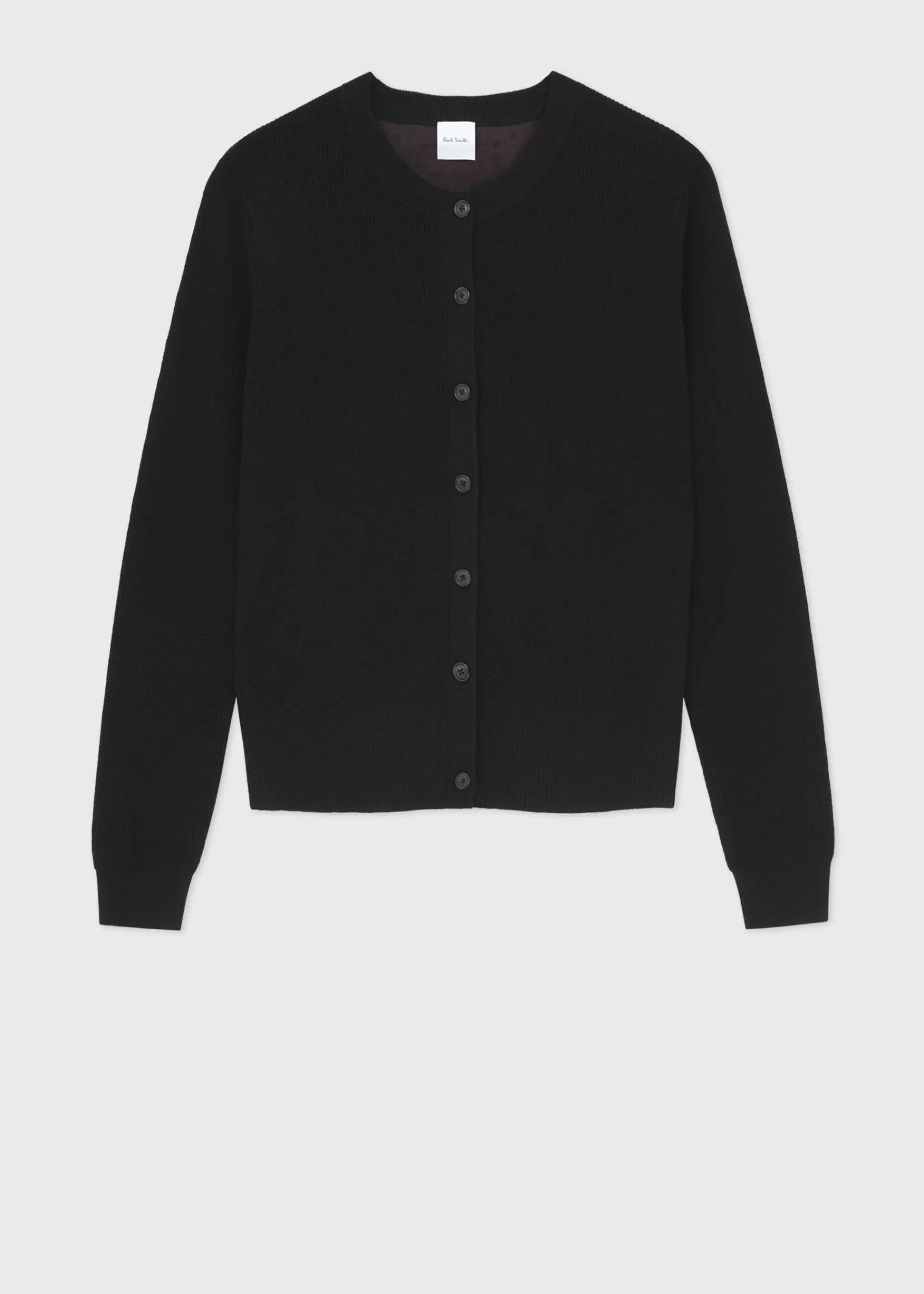 Women's Wool Cardigan With Viscose Back>Paul Smith Fashion