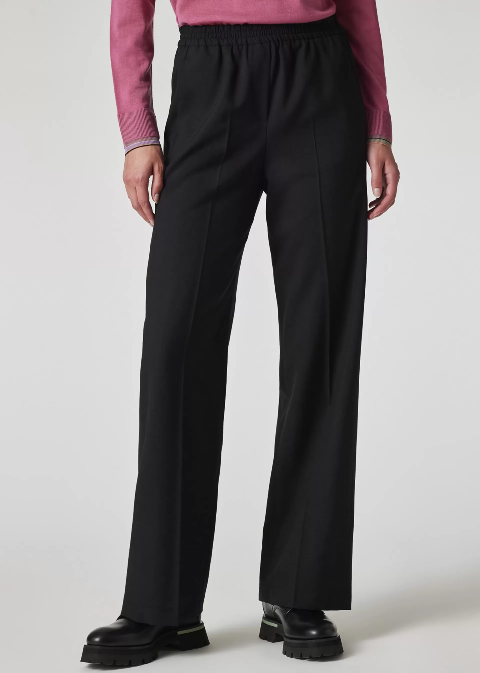 Women's Wool Wide-Leg Pants>Paul Smith New