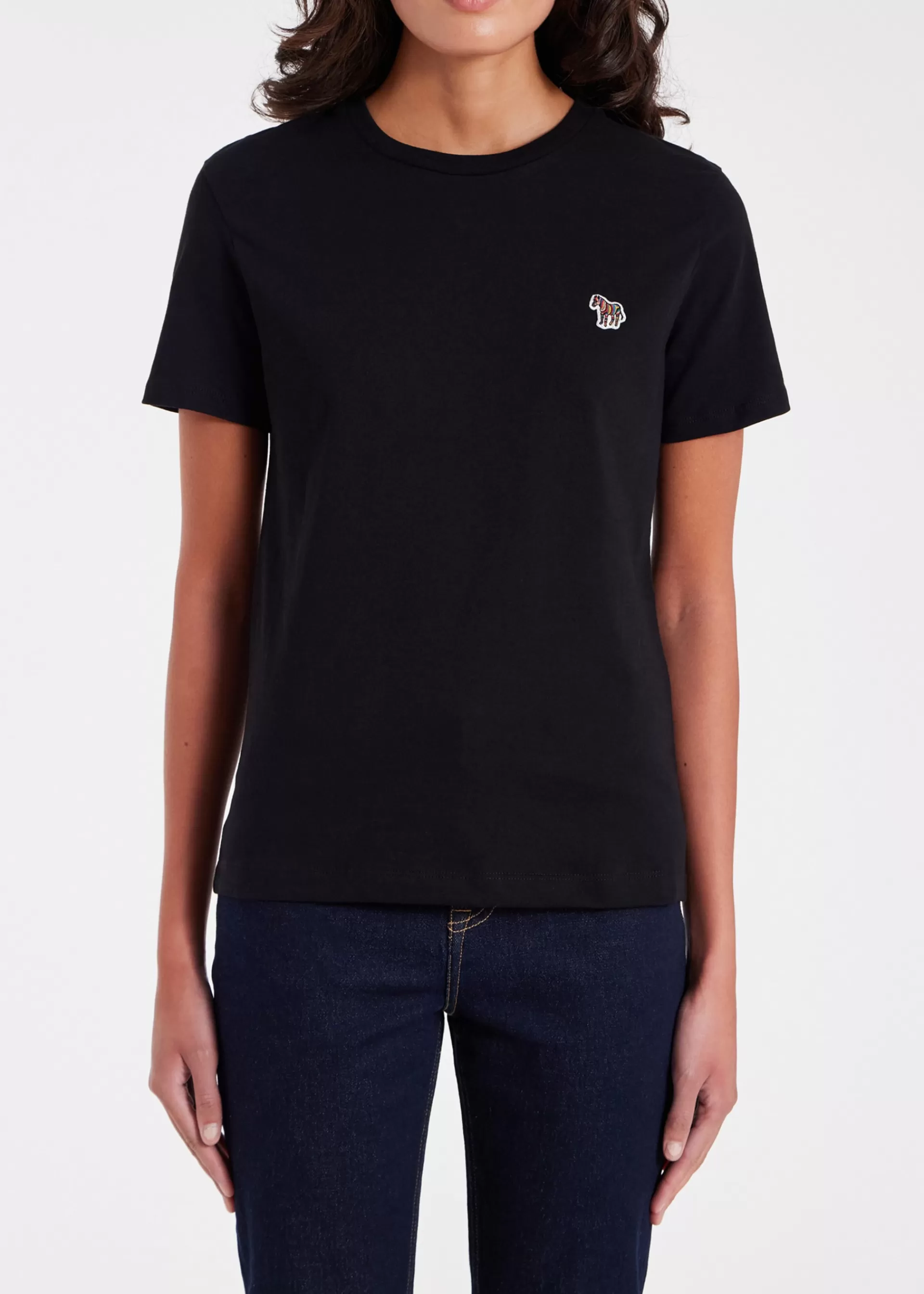 Women's Zebra Logo Cotton T-Shirt>Paul Smith Best Sale