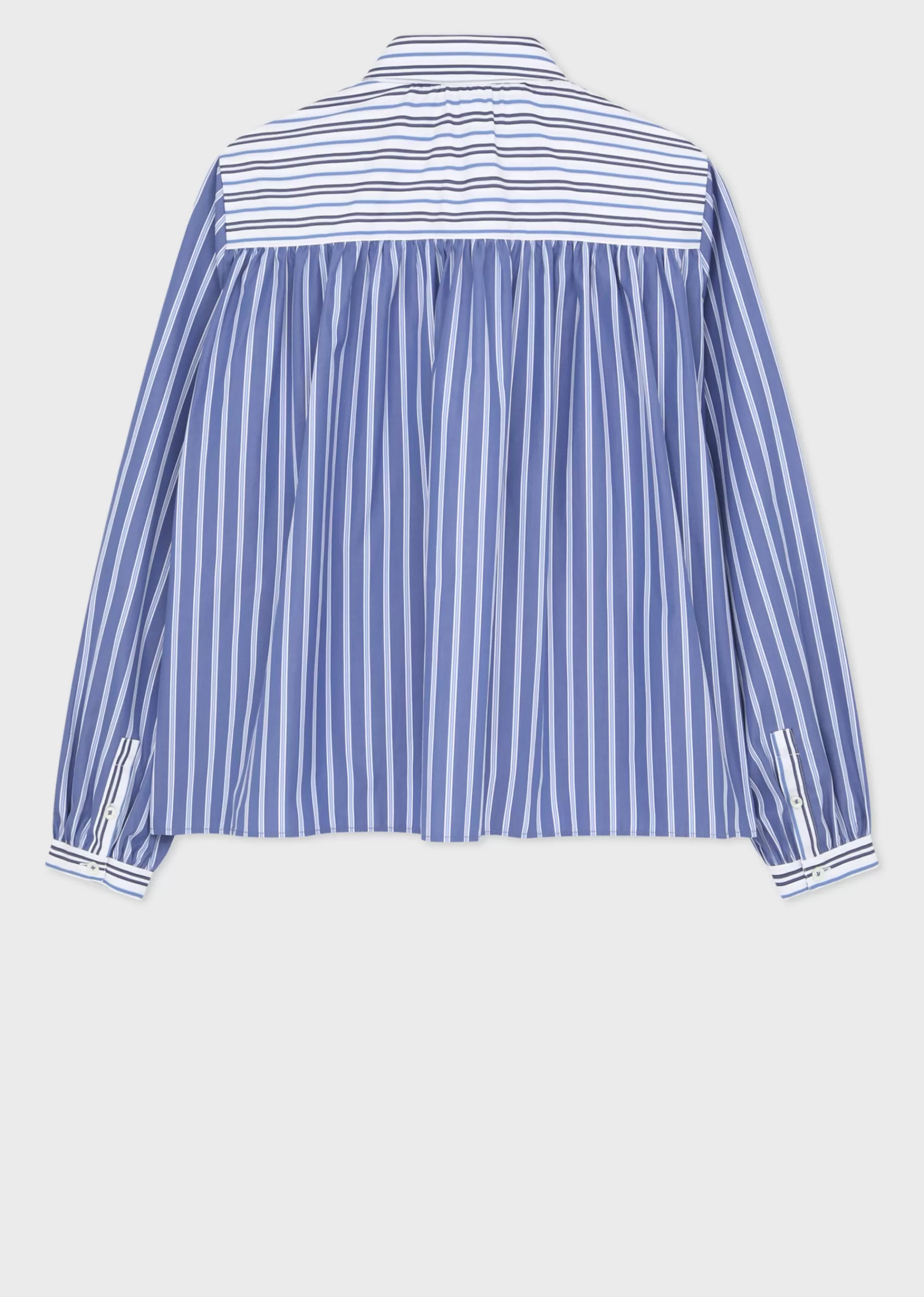 Women's Cotton Pinstripe 'Contrast' Shirt>Paul Smith Store
