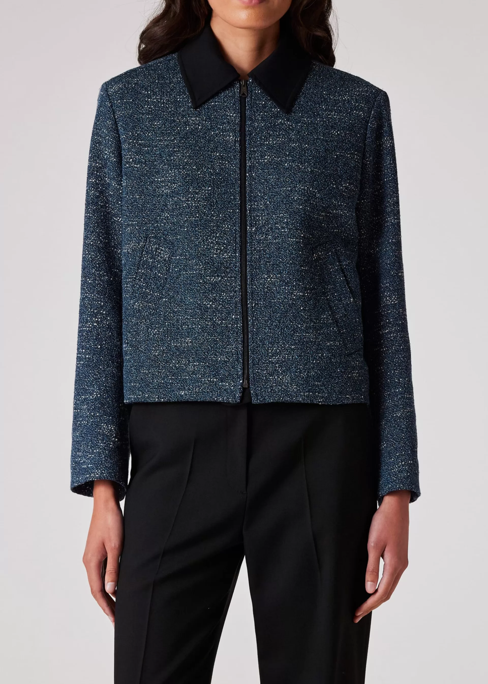 Women's Cotton-Blend Tweed Jacket>Paul Smith Best Sale