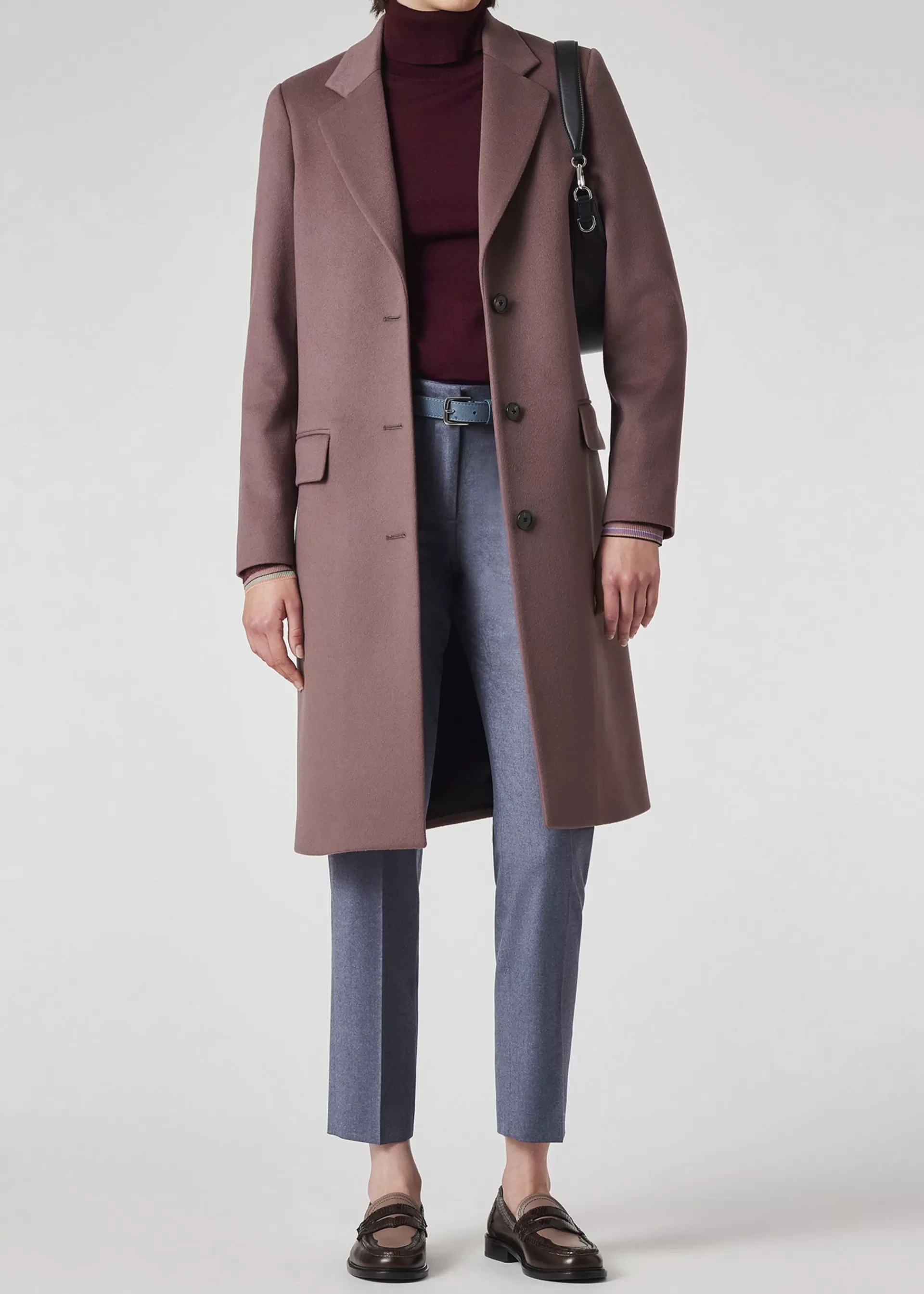 Women's Slim-Fit Wool-Cashmere Flannel Trousers>Paul Smith Best