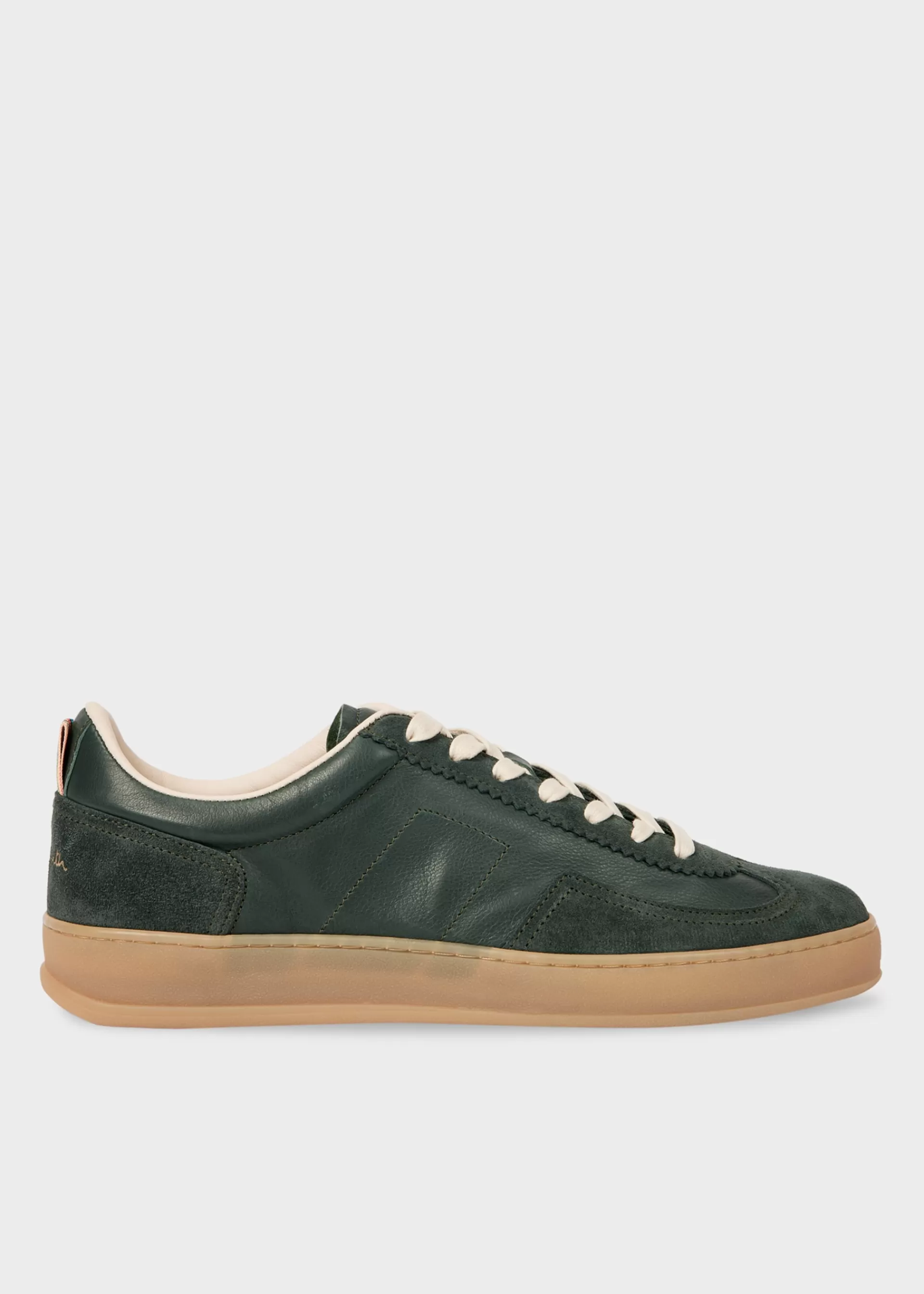 Women's Bottle Green 'Imola' Trainers>Paul Smith Online