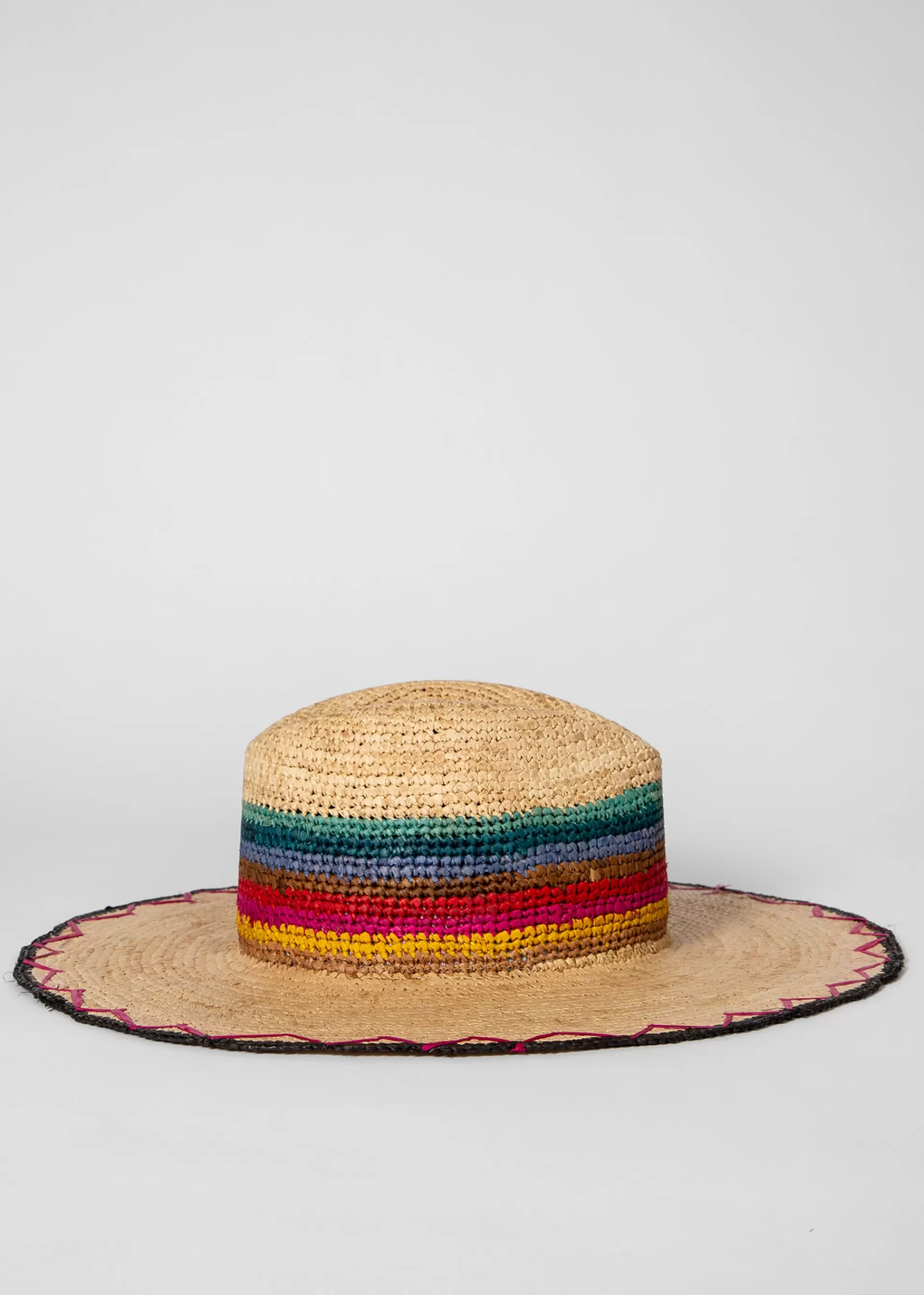 Women's 'Swirl' Crochet Straw Hat>Paul Smith Sale