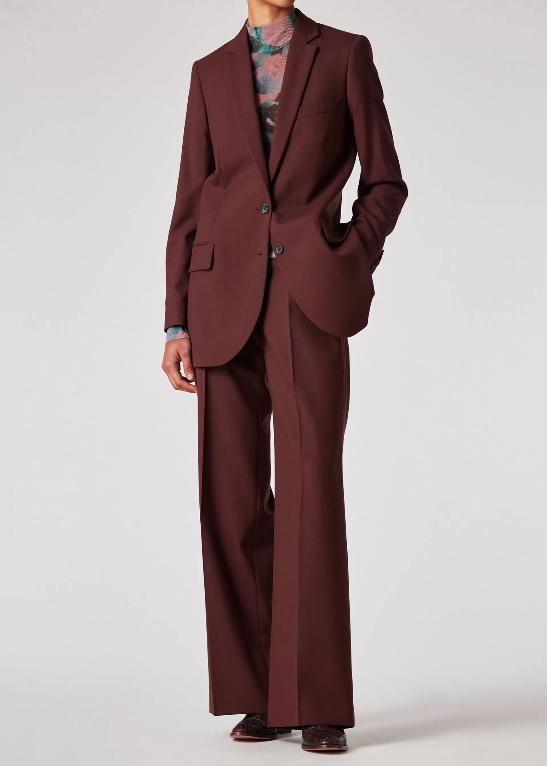 Women's Wool Wide-Leg Trousers>Paul Smith Cheap