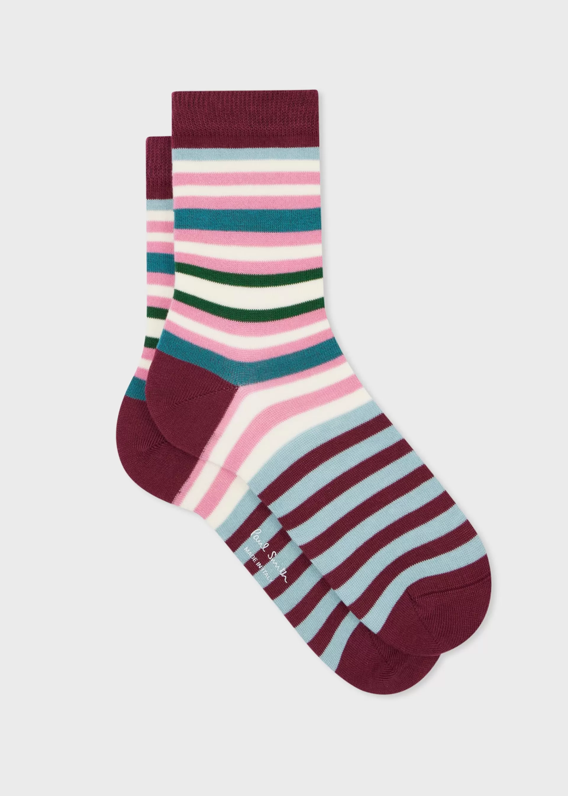 Women's Multicolour Stripe Socks>Paul Smith Shop