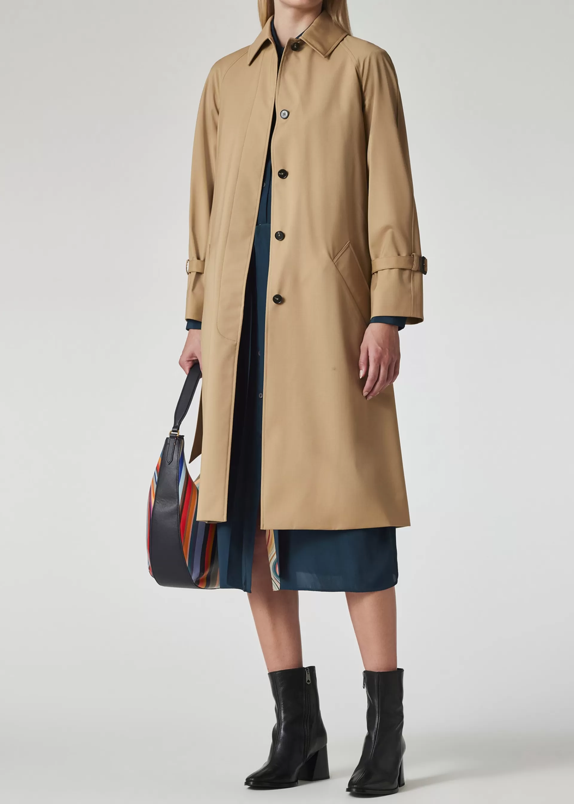 Women's 'Storm System' Wool Belted Mac>Paul Smith Best Sale