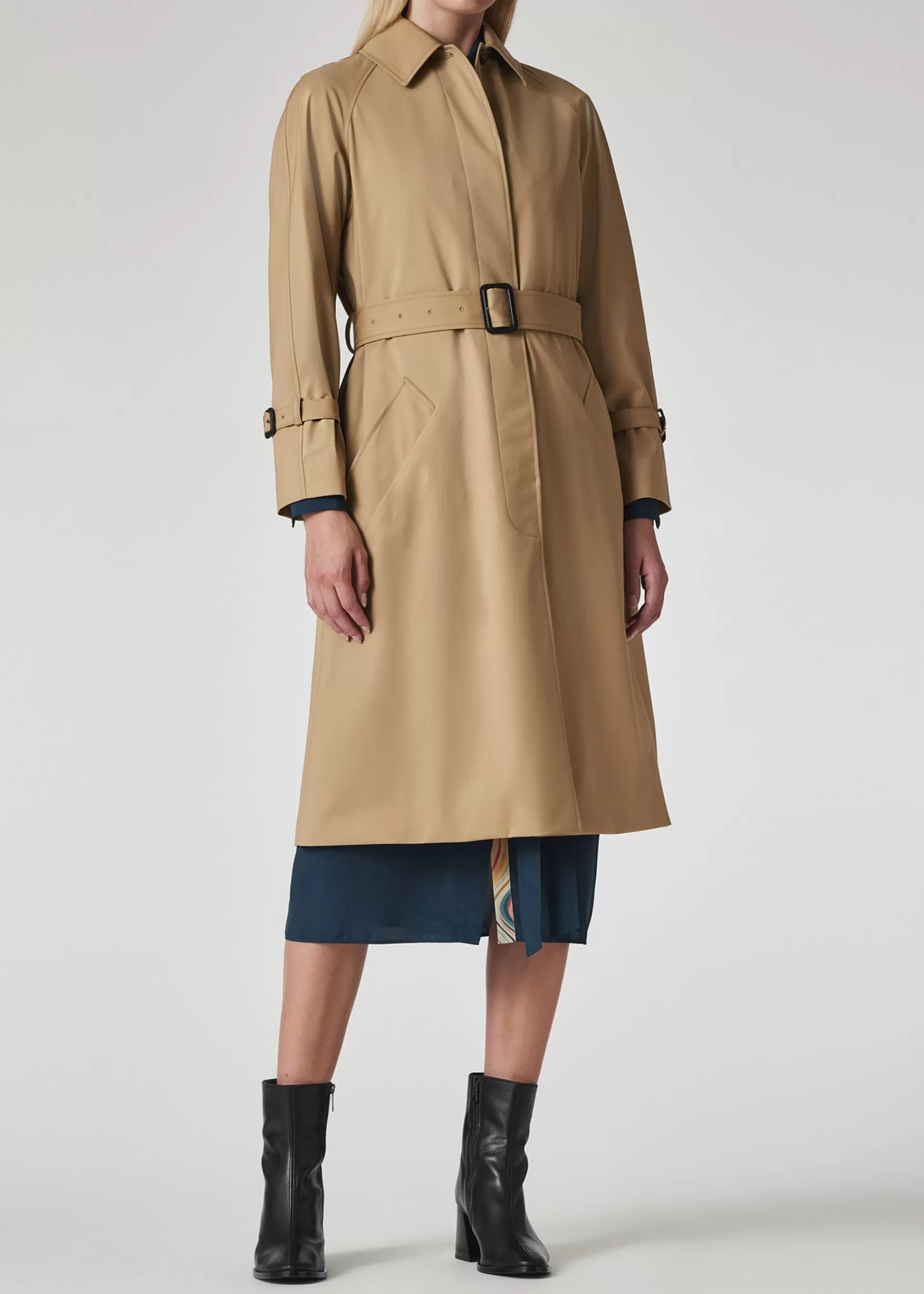 Women's 'Storm System' Wool Belted Mac>Paul Smith Best Sale