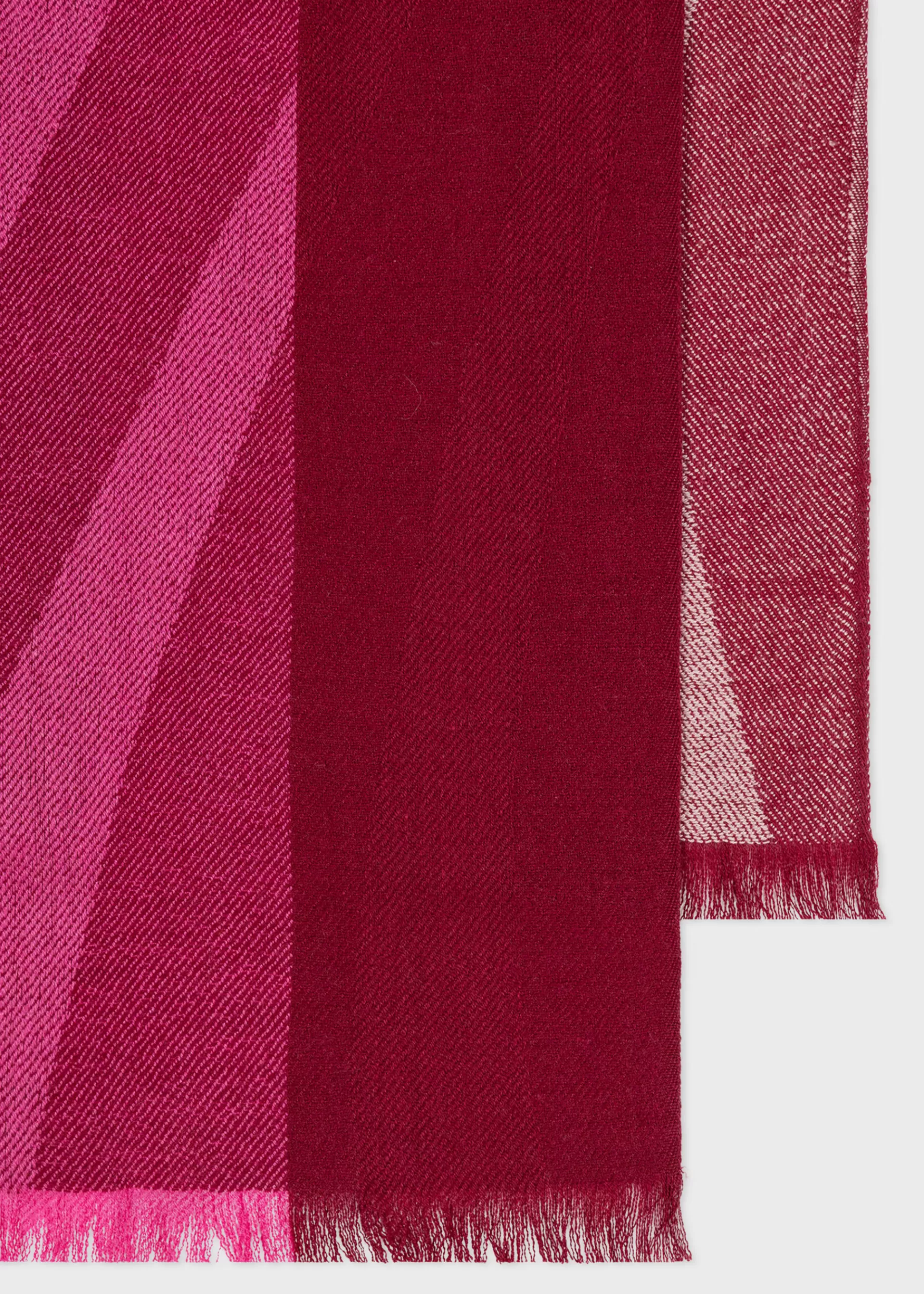 Women's Colourblock 'Swirl' Stripe Wool-Silk Scarf>Paul Smith Best