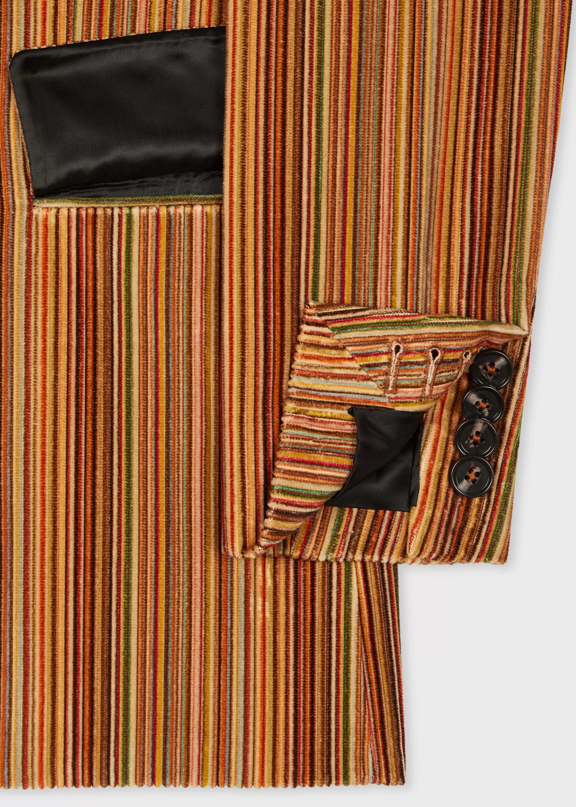 Women's Cord 'Signature Stripe' Double Breasted Blazer>Paul Smith Clearance